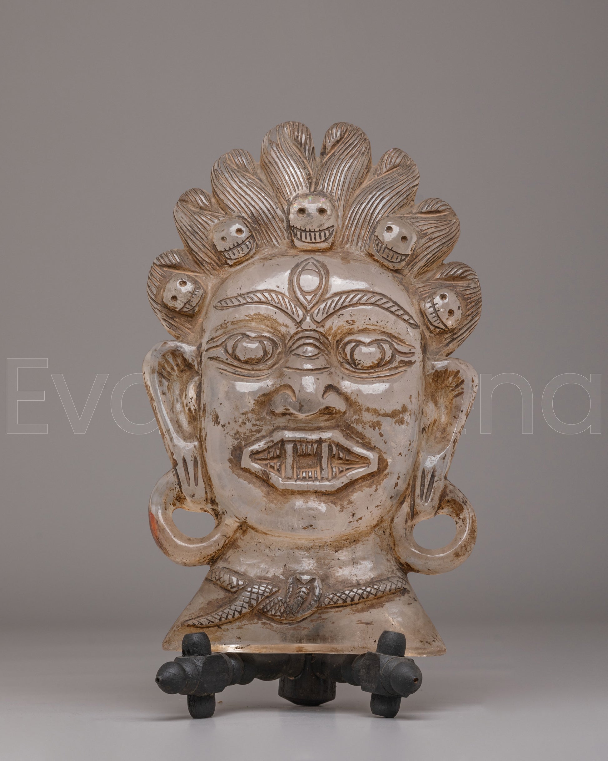 Handmade Bhairav Crystal Face 