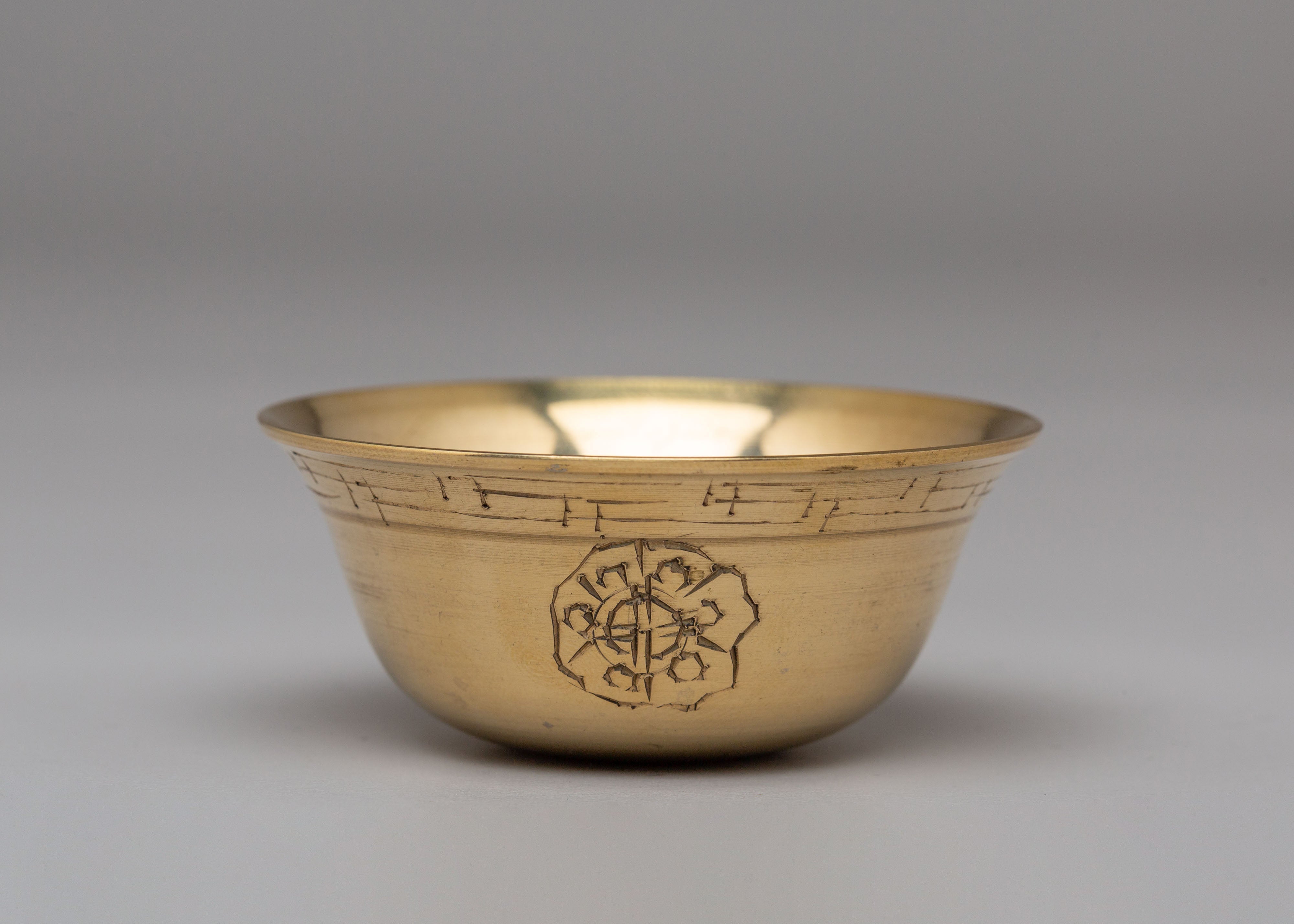 Vajrayana Ritual Offering Bowl Set | Tibetan Buddhist Brass Bowls