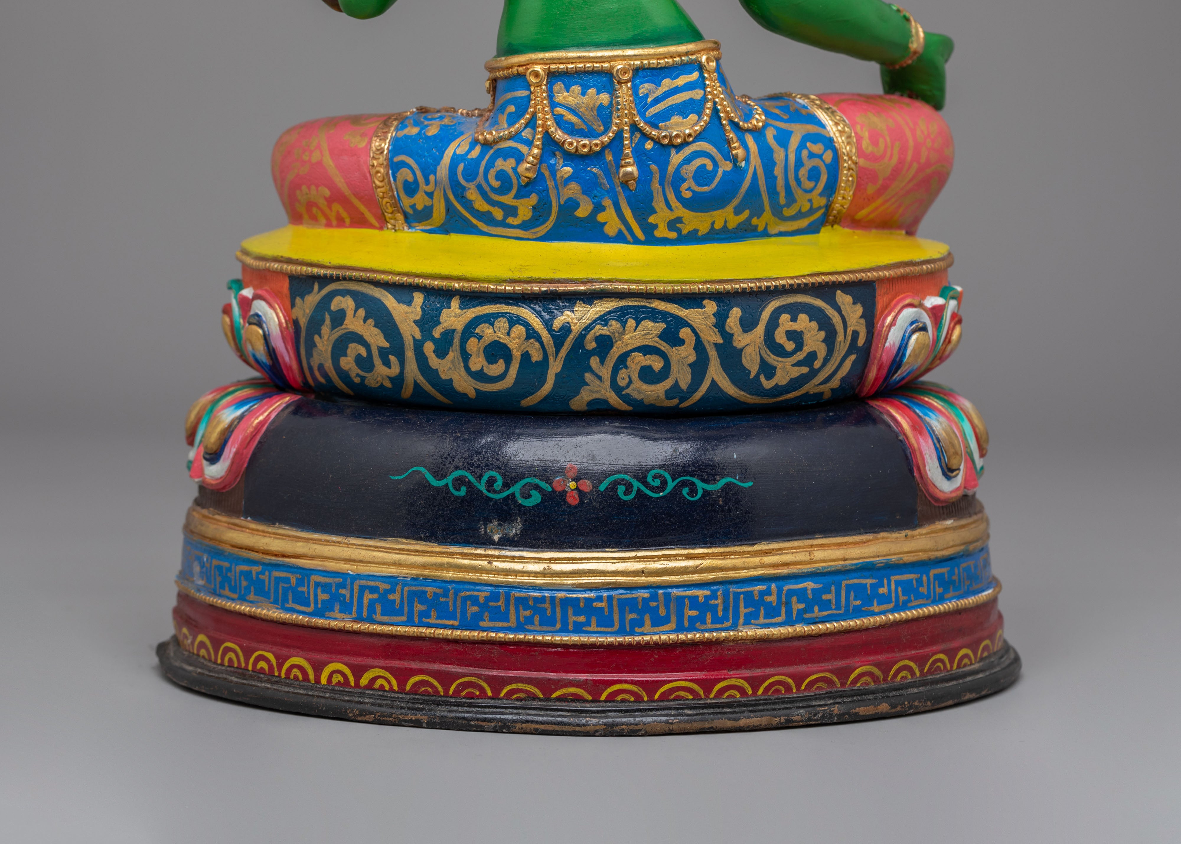 Green Tara Sculpture for Buddhist Altars | Spiritual Home Decor