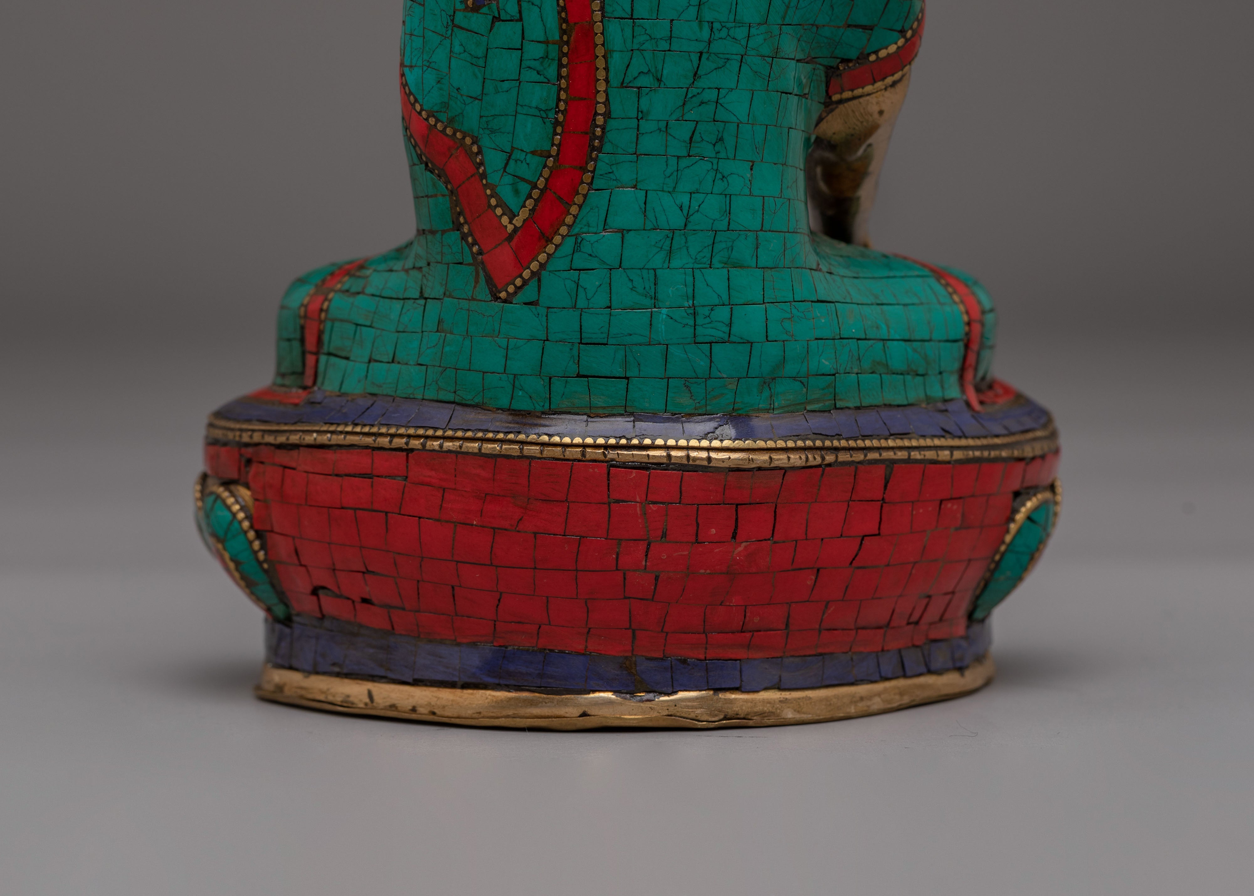Traditional Sacred Shakyamuni Buddha Statue | Tibetan Buddhist Art