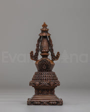 Traditional Lotus Blossom Stupa