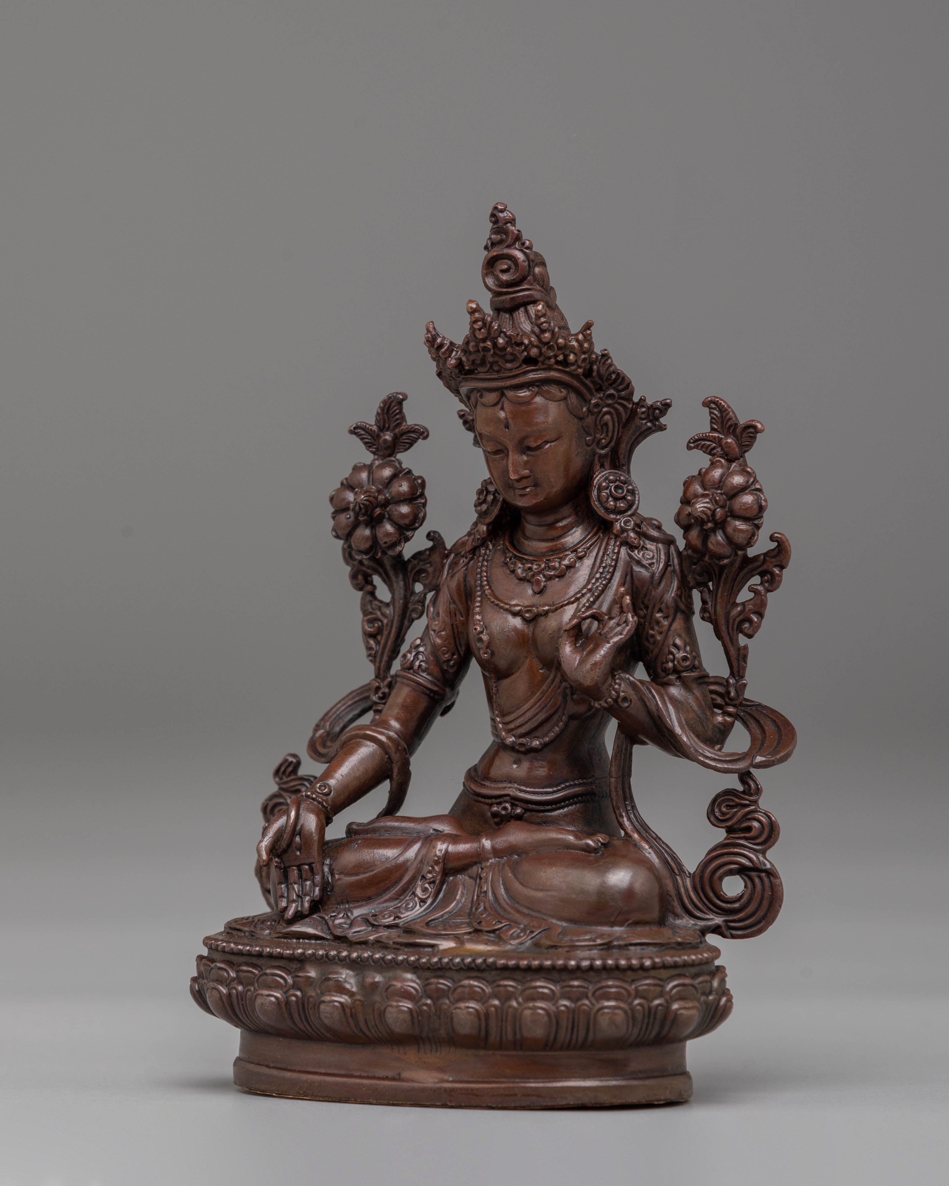 Spiritual Sita Tara Statue | White Tara Figurine for Altar