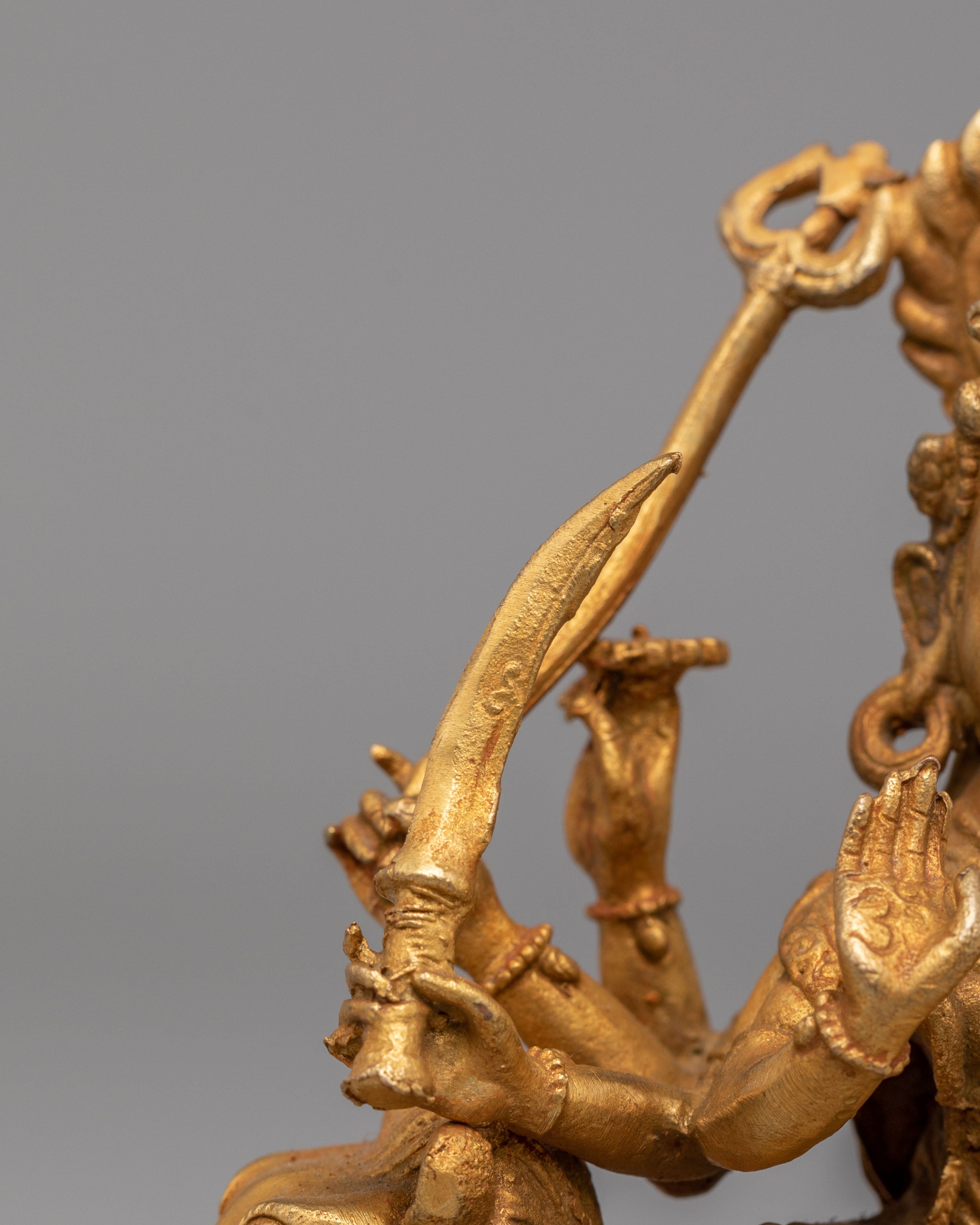 Durga Protector Goddess Statue | Durga on Lion Mount