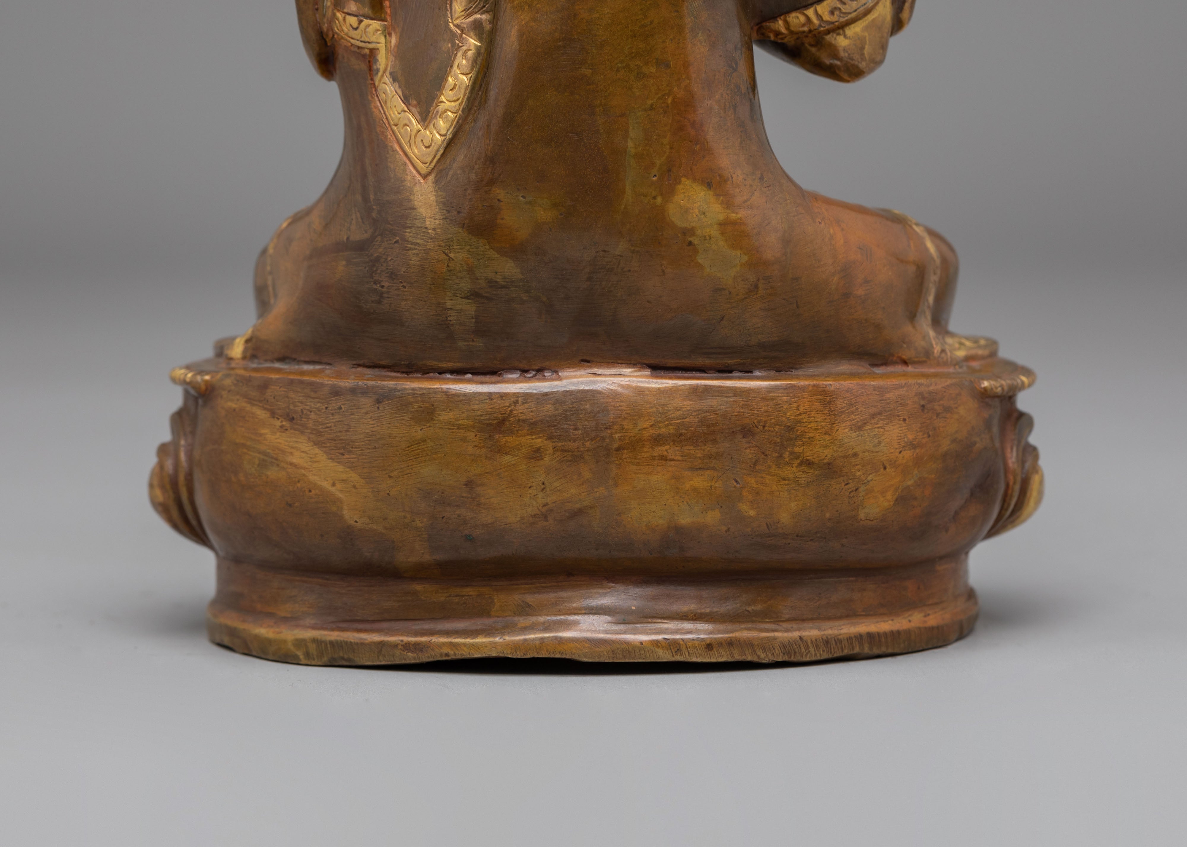 Buddhist Deity Tsongkhapa Statue | The Great Tibetan Master