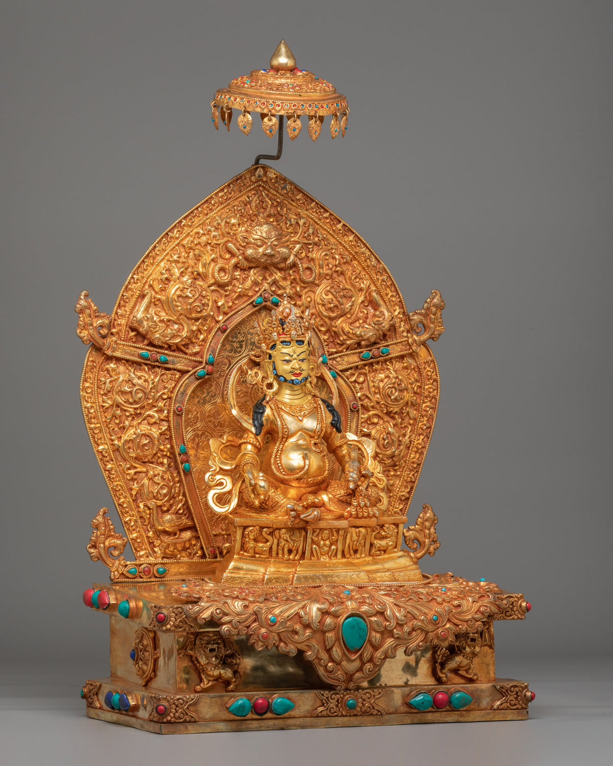 Dzambhala Throne Statue | Symbol of Wealth & Prosperity