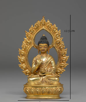 Copper Statue of Amogasiddhi Buddha | The Lord of Karma