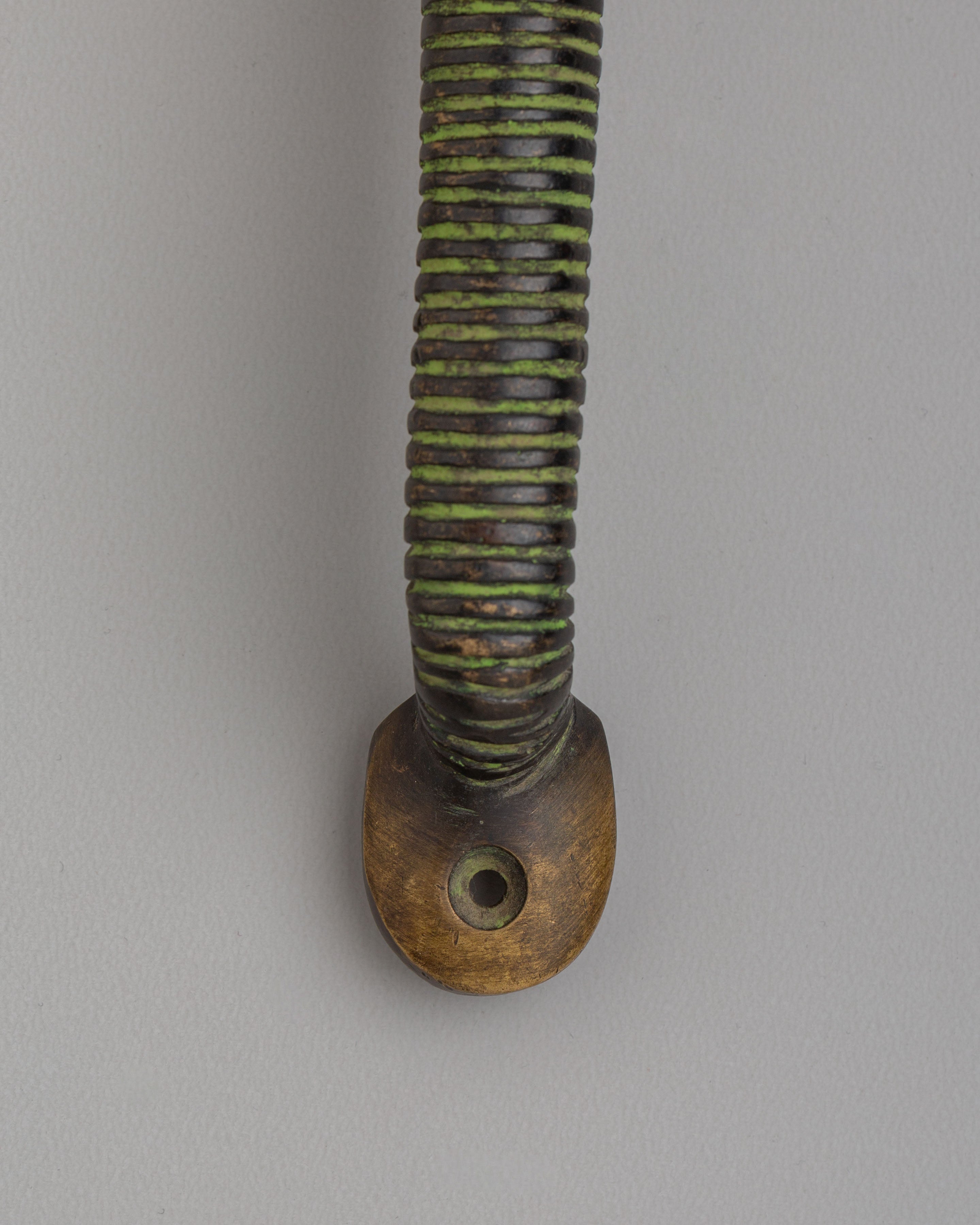 Buddhist Door Handle | Handcrafted Brass Art for Home Decor