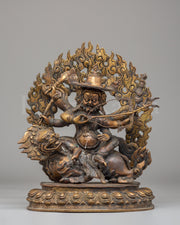 Tibetan Buddhist Pehar Gyalpo Statue