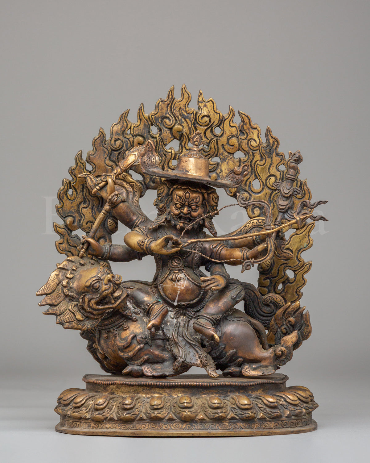 Tibetan Buddhist Pehar Gyalpo Statue