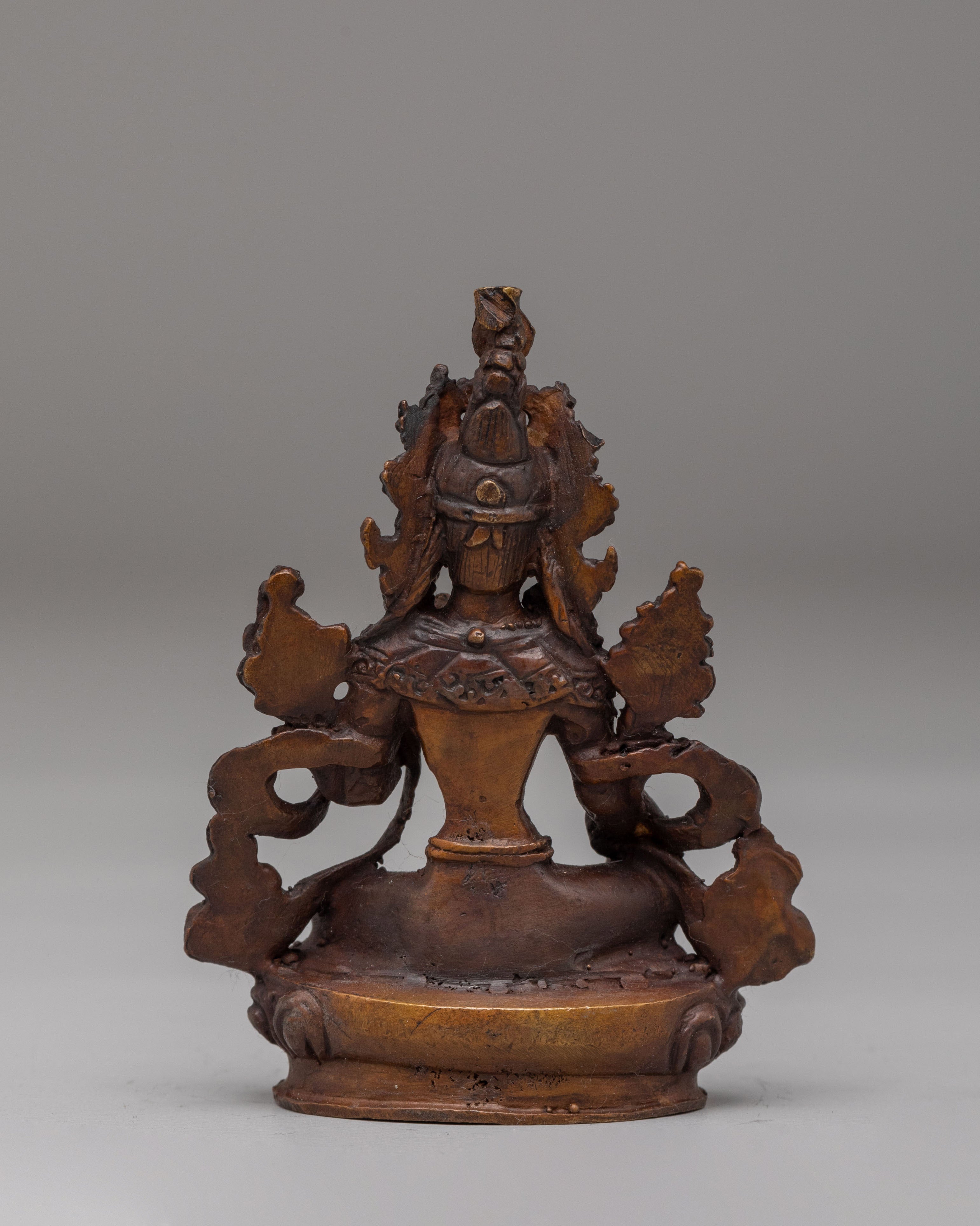 Sacred Green Tara Goddess Statue | Traditional Artwork