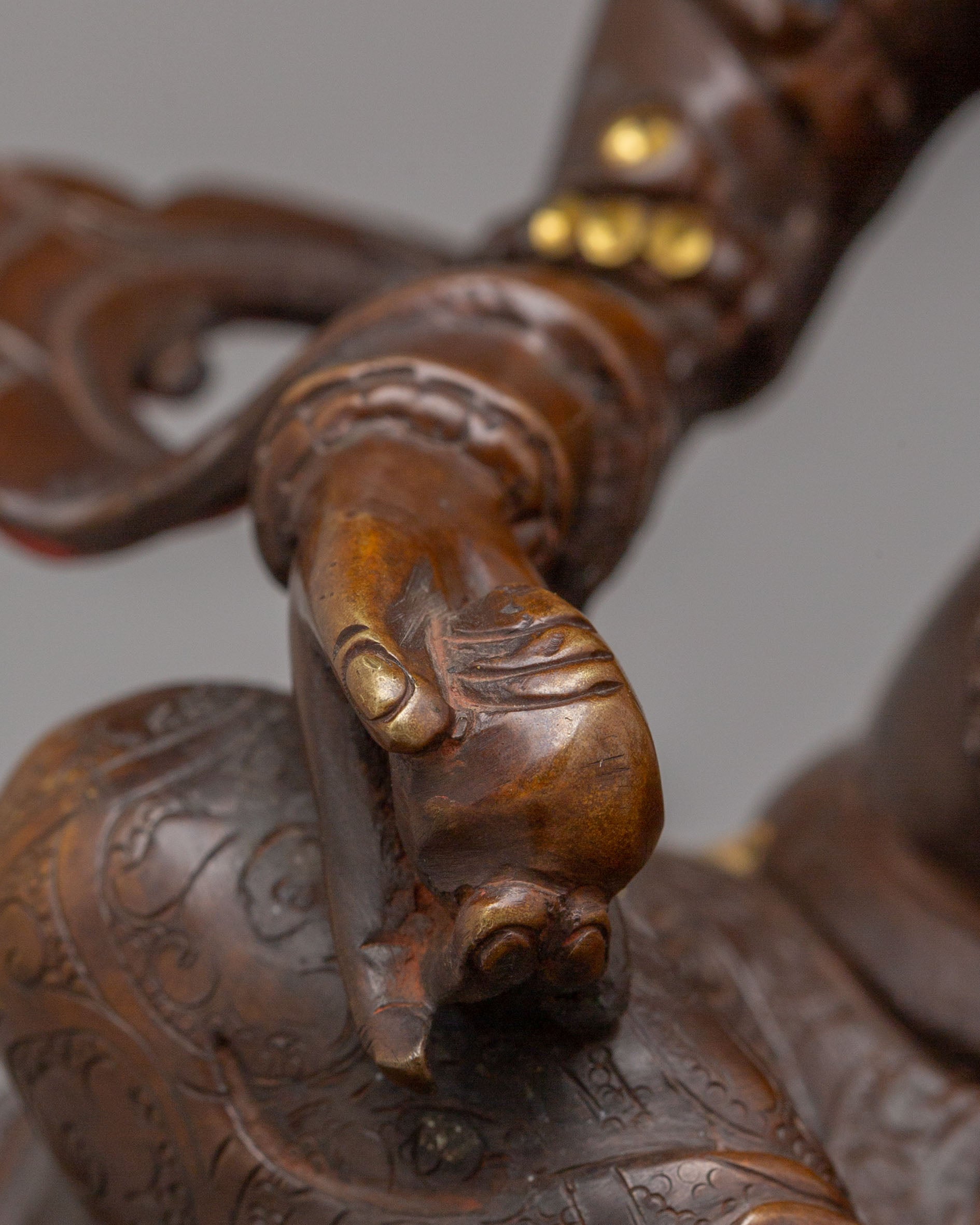 Sacred Tibetan Dzambhala Sculpture | Statue for Abundance