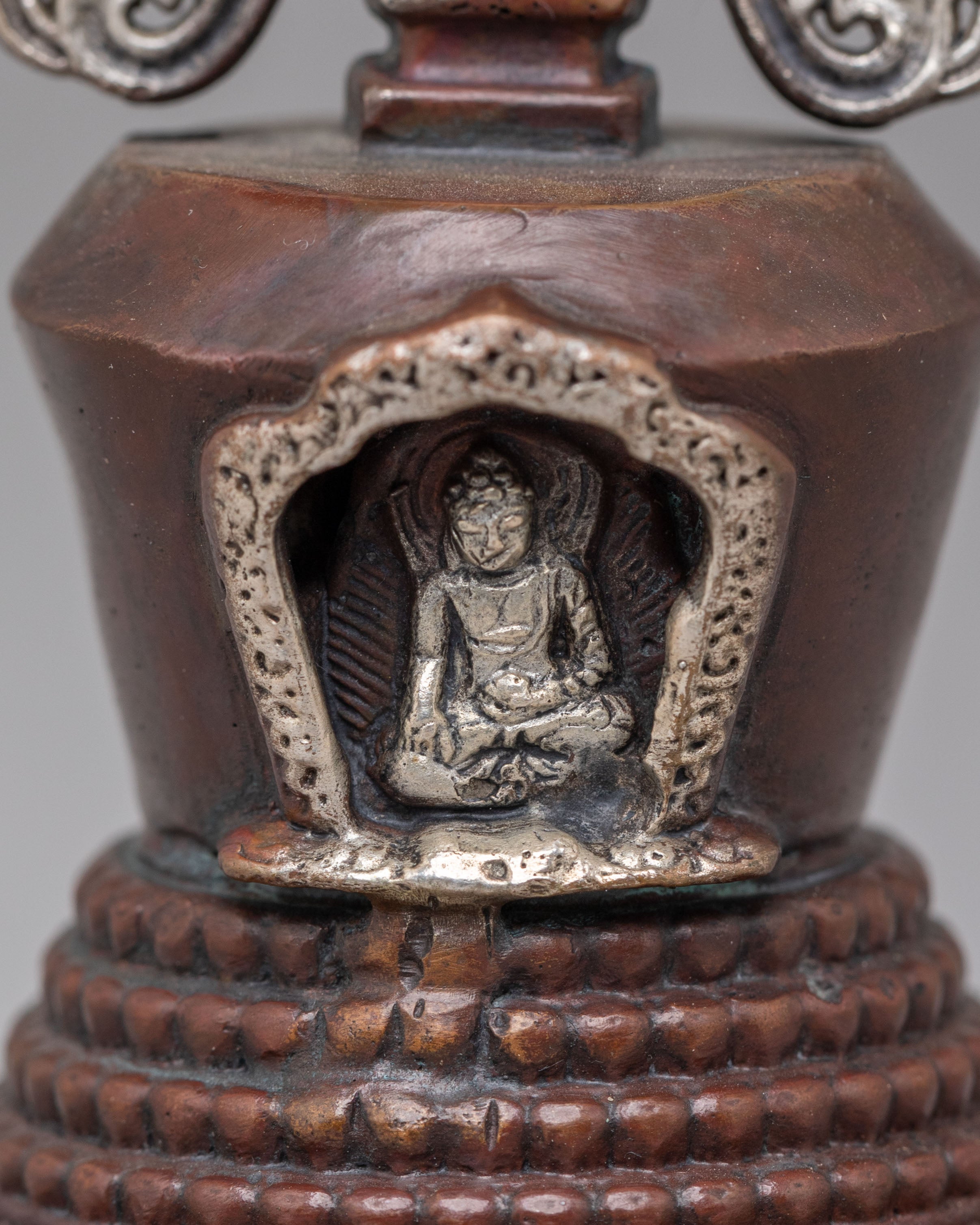 Handcrafted Lotus Blossom Stupa | Symbol of Enlightenment