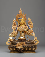 Green Tara Handmade Copper Statue
