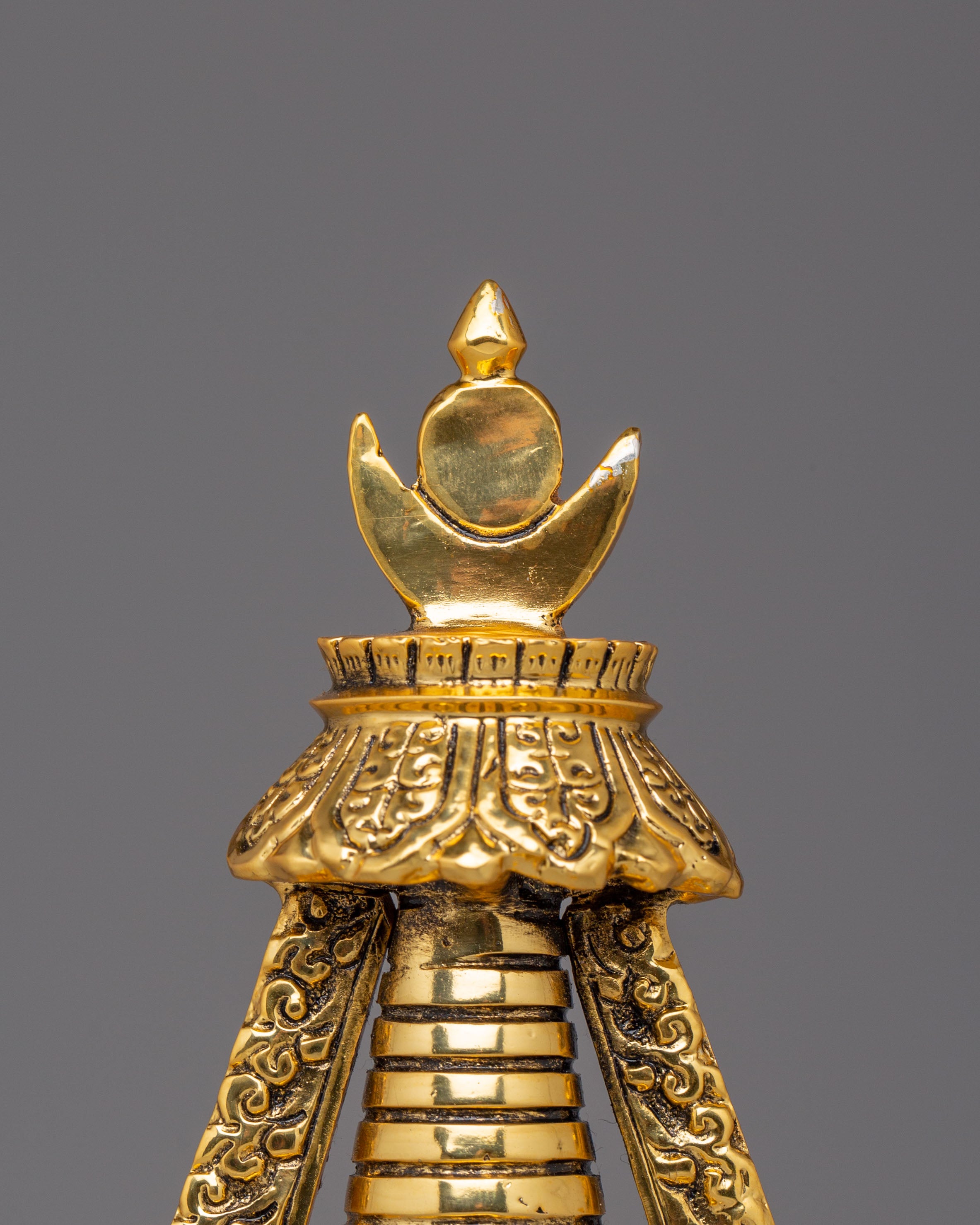 Spiritual Enlightenment Stupa | Handmade Sacred Buddhist Shrine Decor