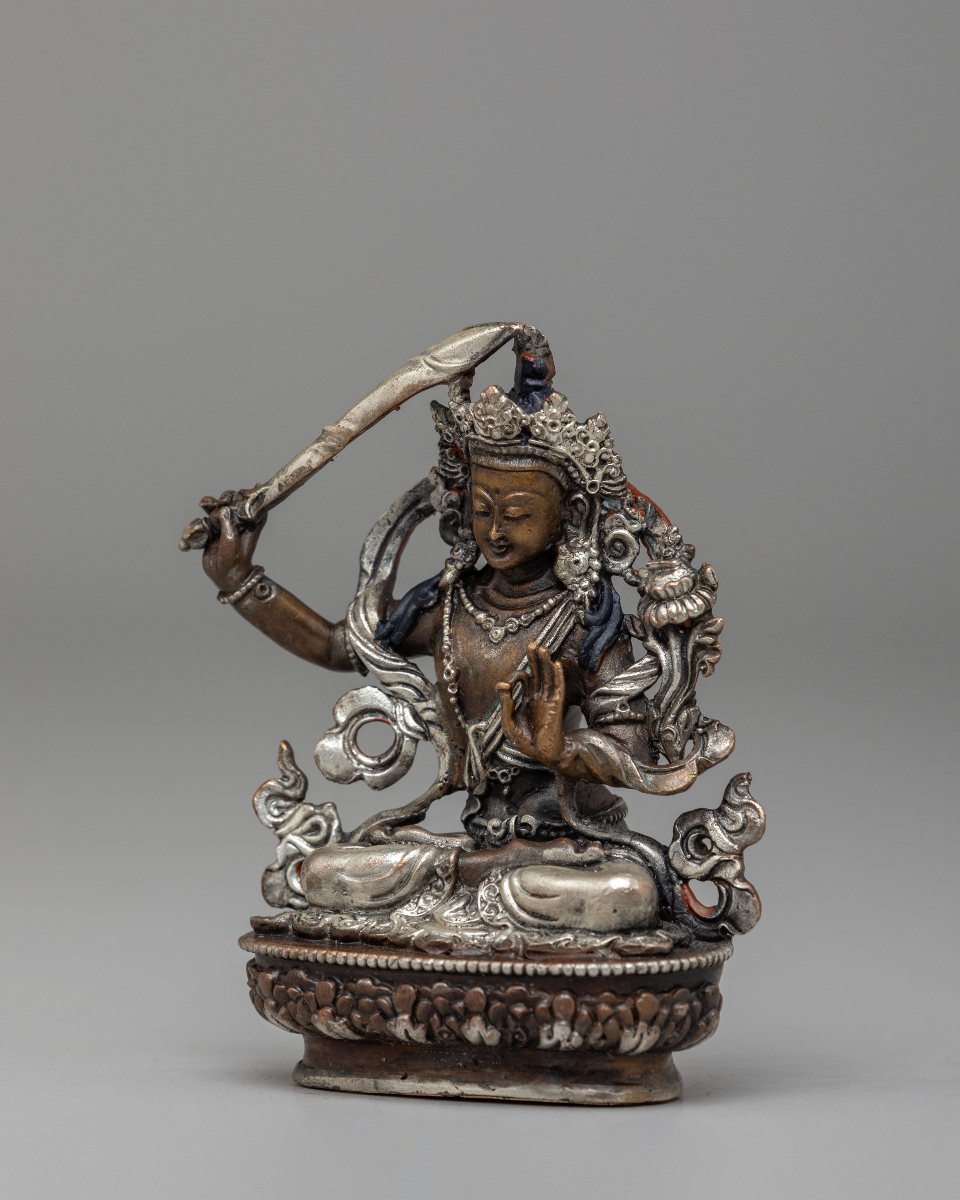 Manjushri Bodhisattva Wisdom Statue | Spiritual Decor