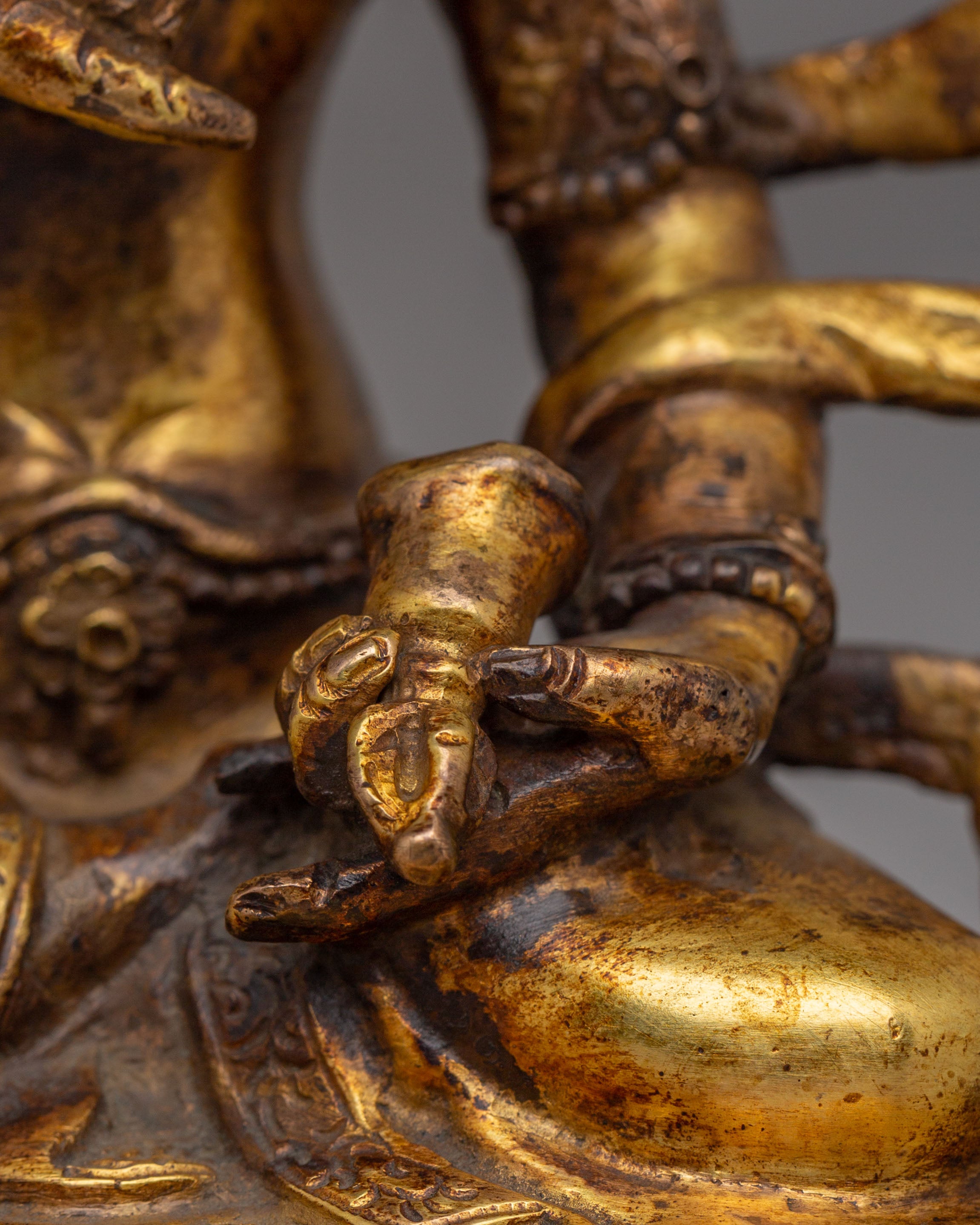 Handmade Vajrasattva Deity Statue | Symbol of Purification and Spiritual Transformation