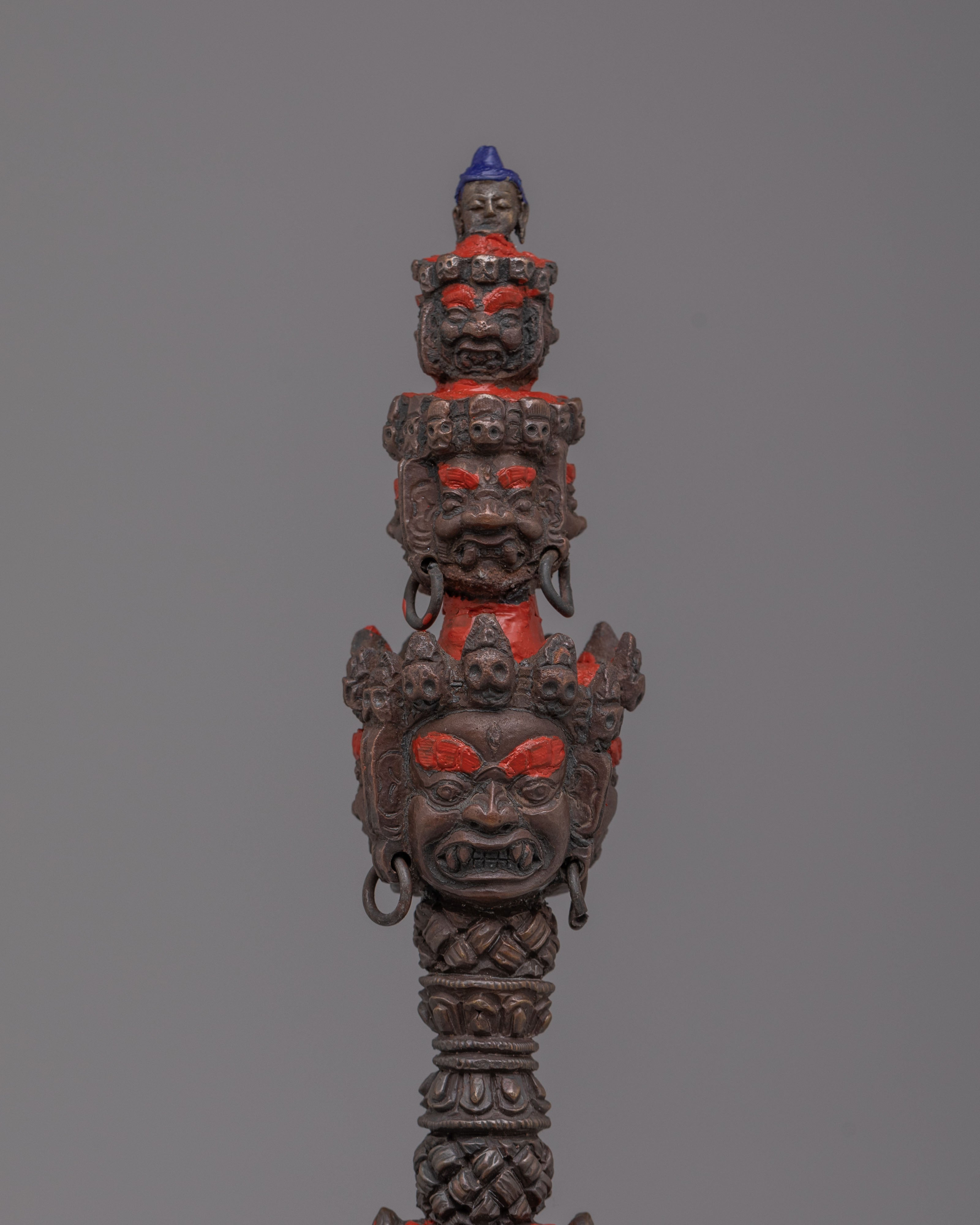 Handcrafted Sacred Tibetan Phurba | Ritual Dagger for Spiritual Practice