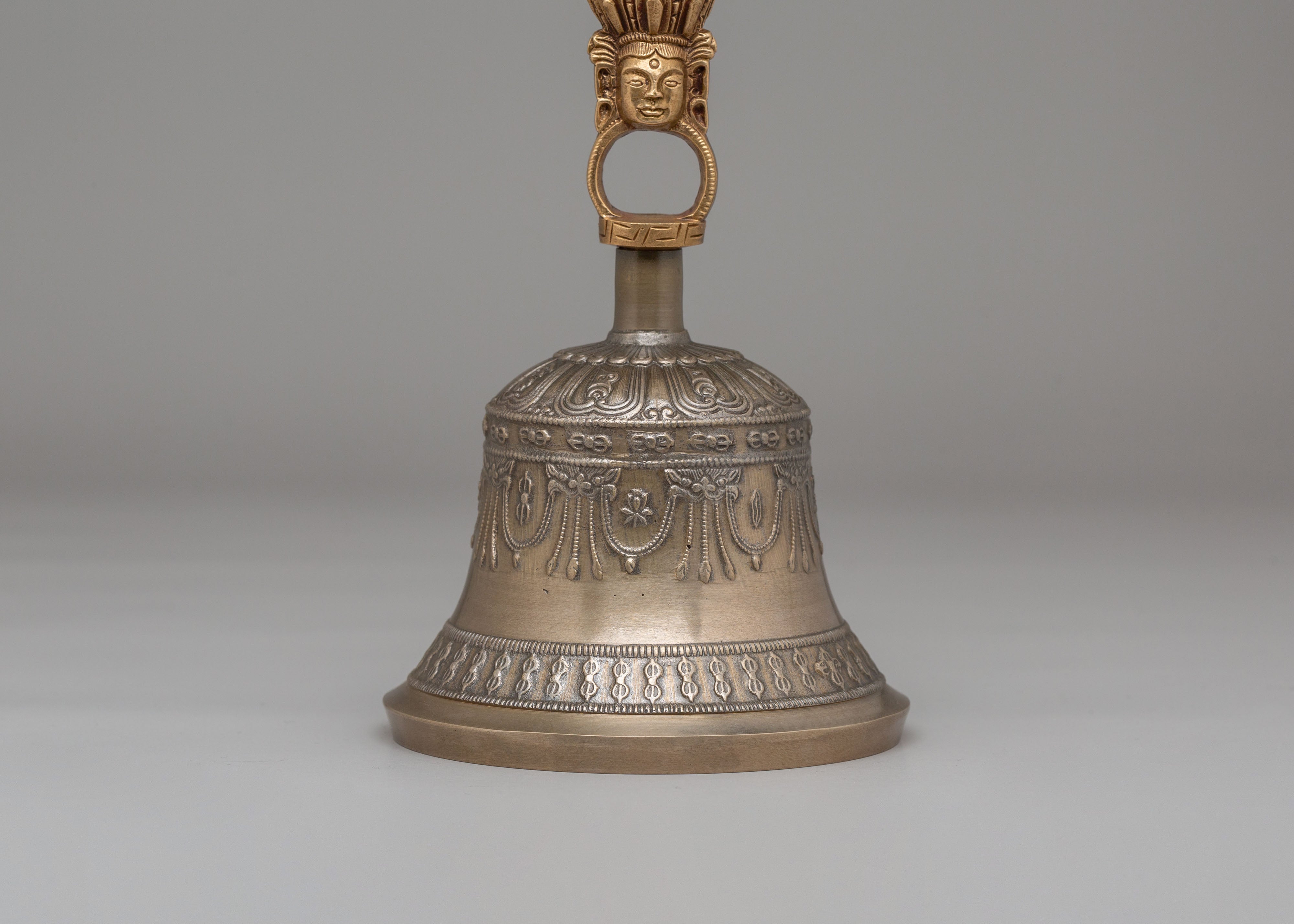 Tibetan Dorje and Bell Ritual Set | Buddhist Altar Tools for Prayer and Spiritual Practice