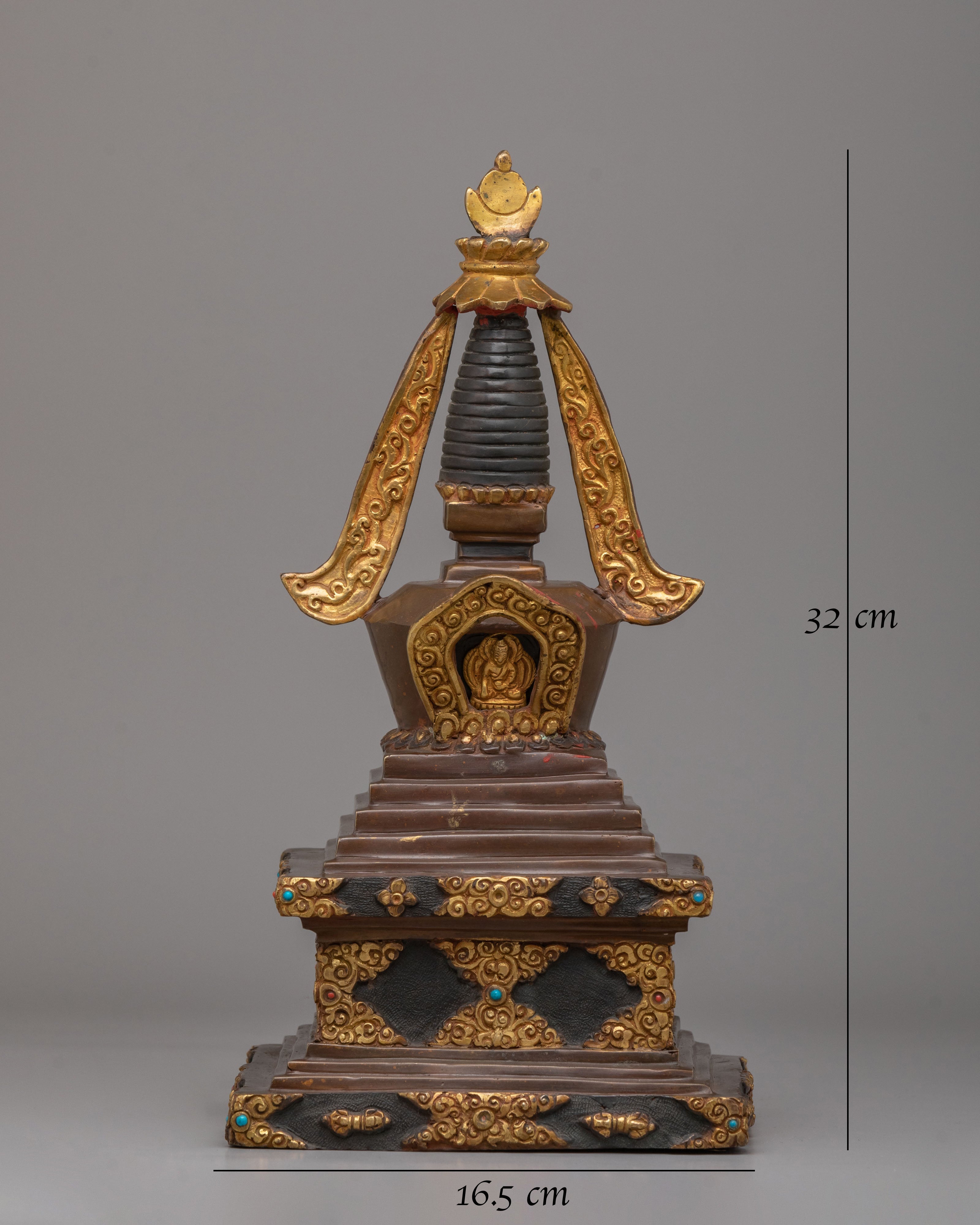 Ritual Altar Enlightenment Stupa | Himalayan Sacred Decor
