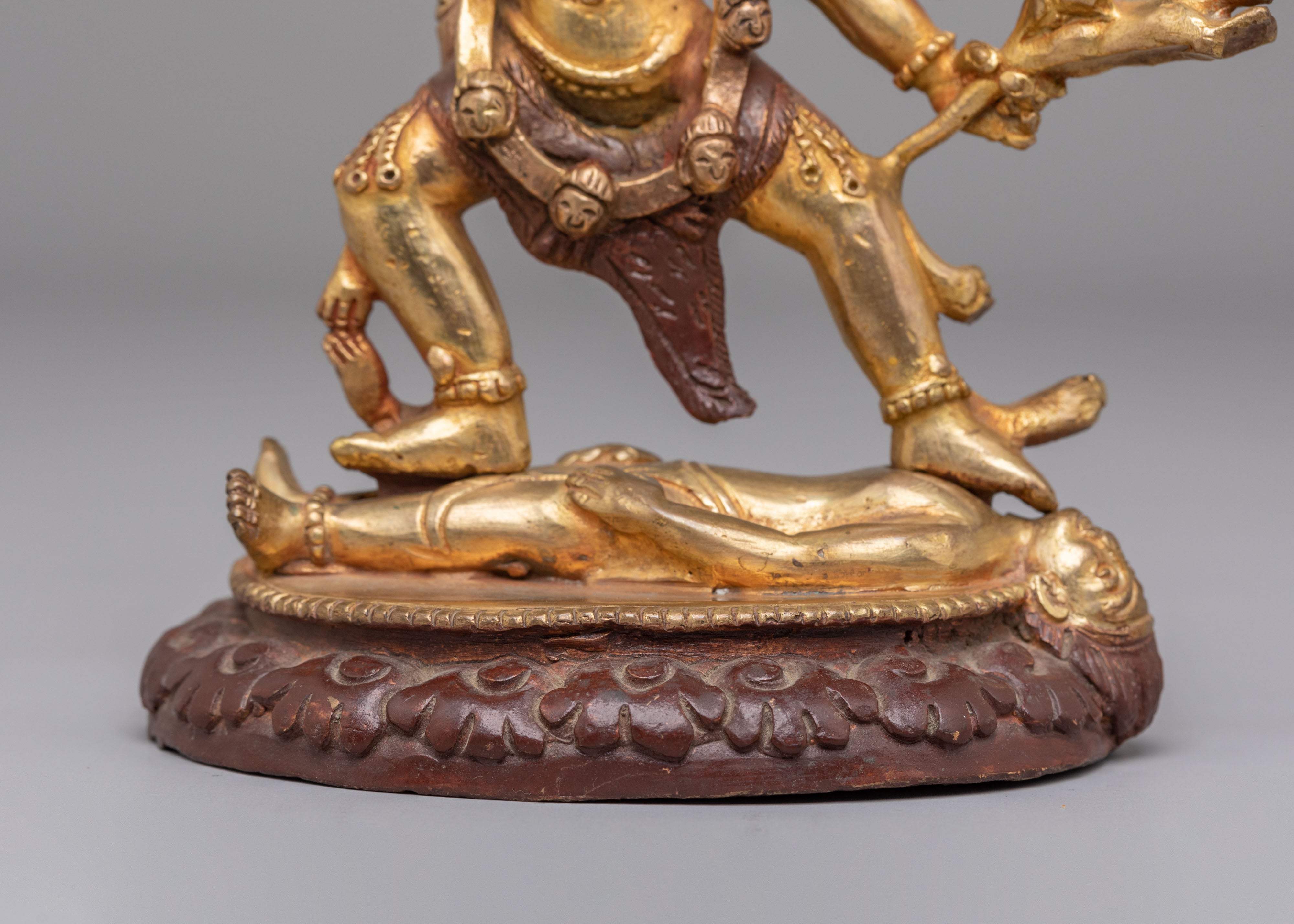 Traditional Buddhist Ekajati Sculpture | Vajrayana Buddhist Protector Deity