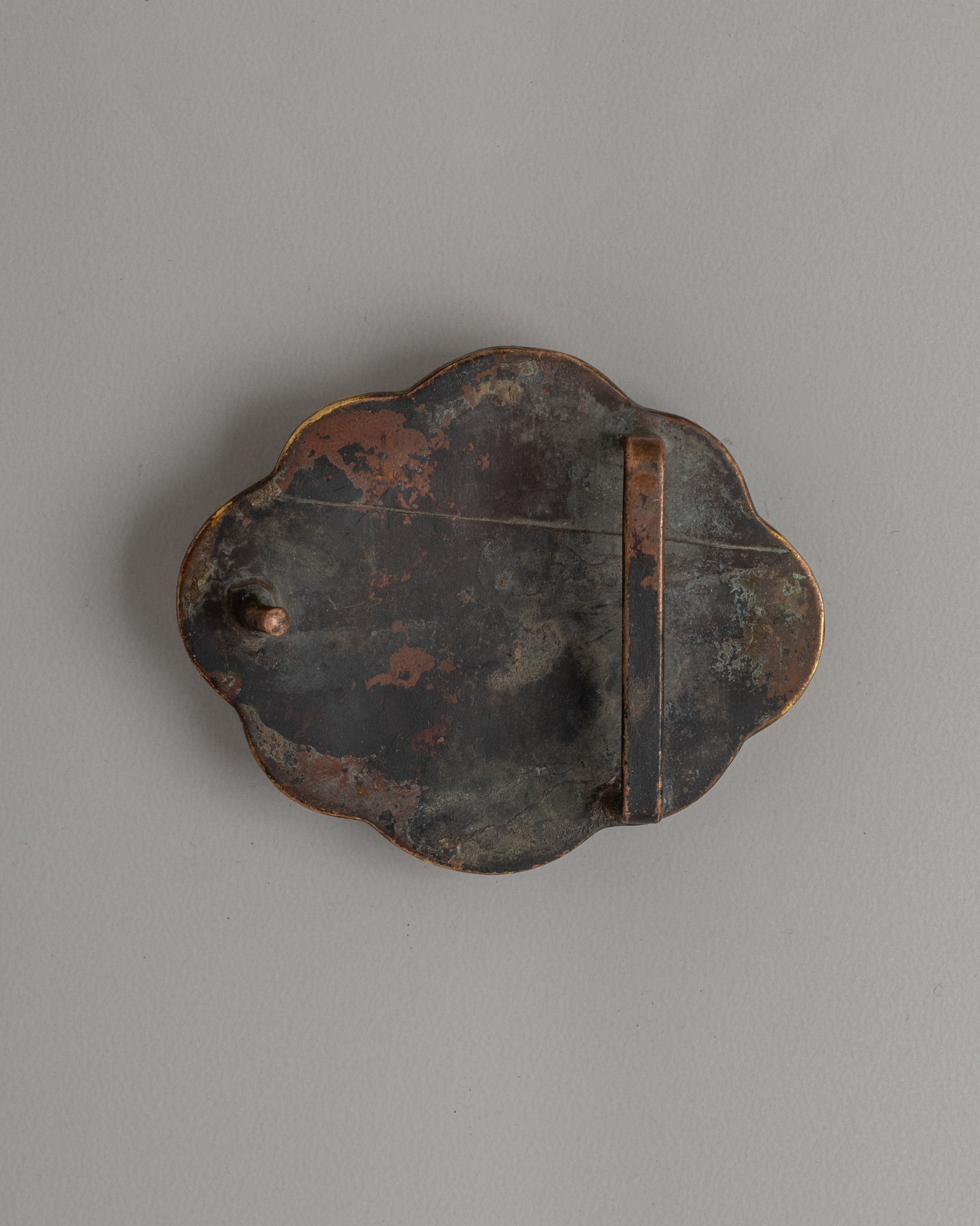 Cheppu Belt Buckle | Handcrafted Tibetan Ritual Cheppu