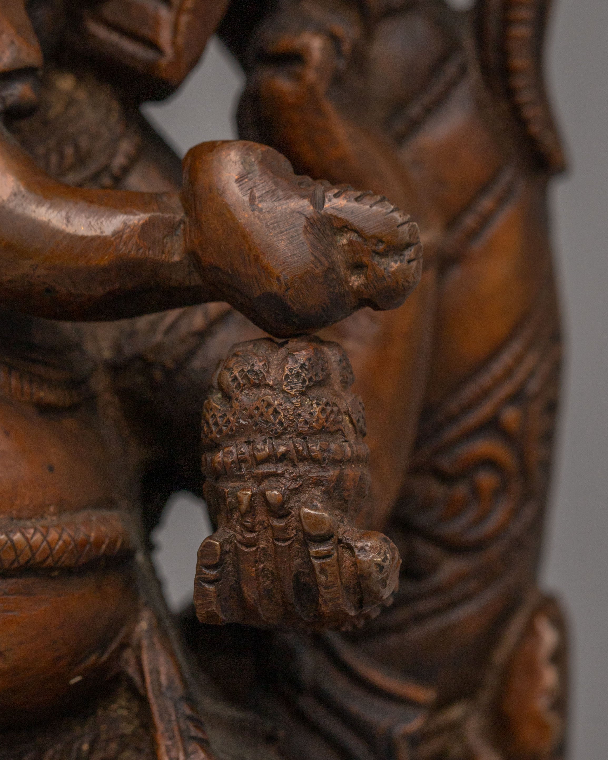 Traditional Handcrafted Ganesha Statue | Oxidized Copper Body