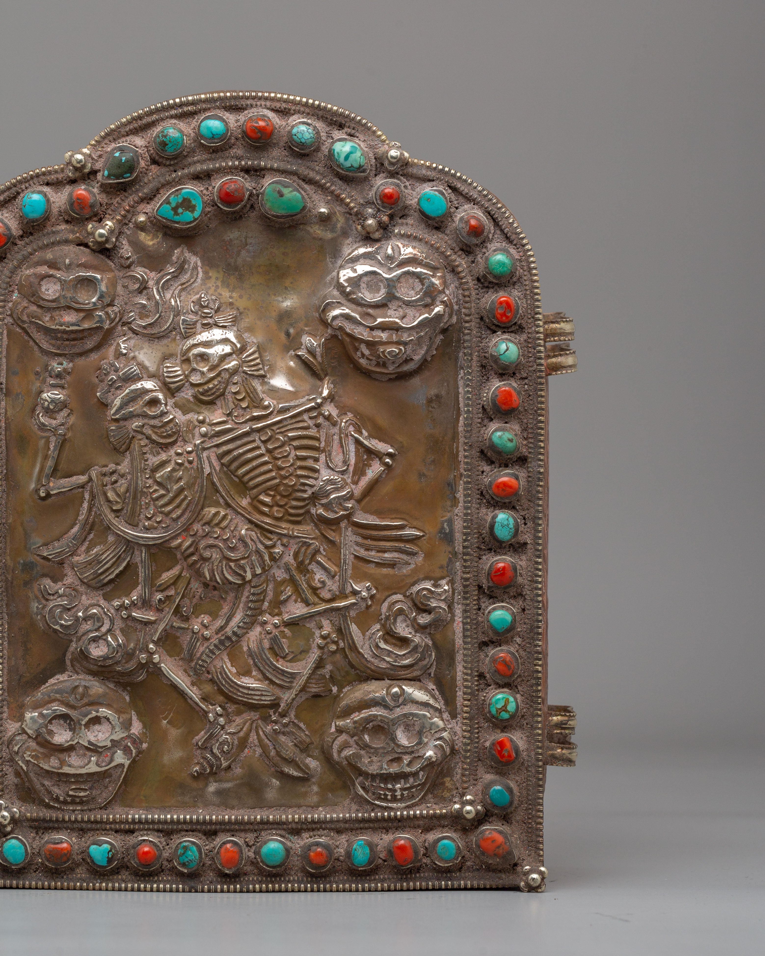 Handmade Traditional Chitipati Ghau Box | Ritual Offering Box
