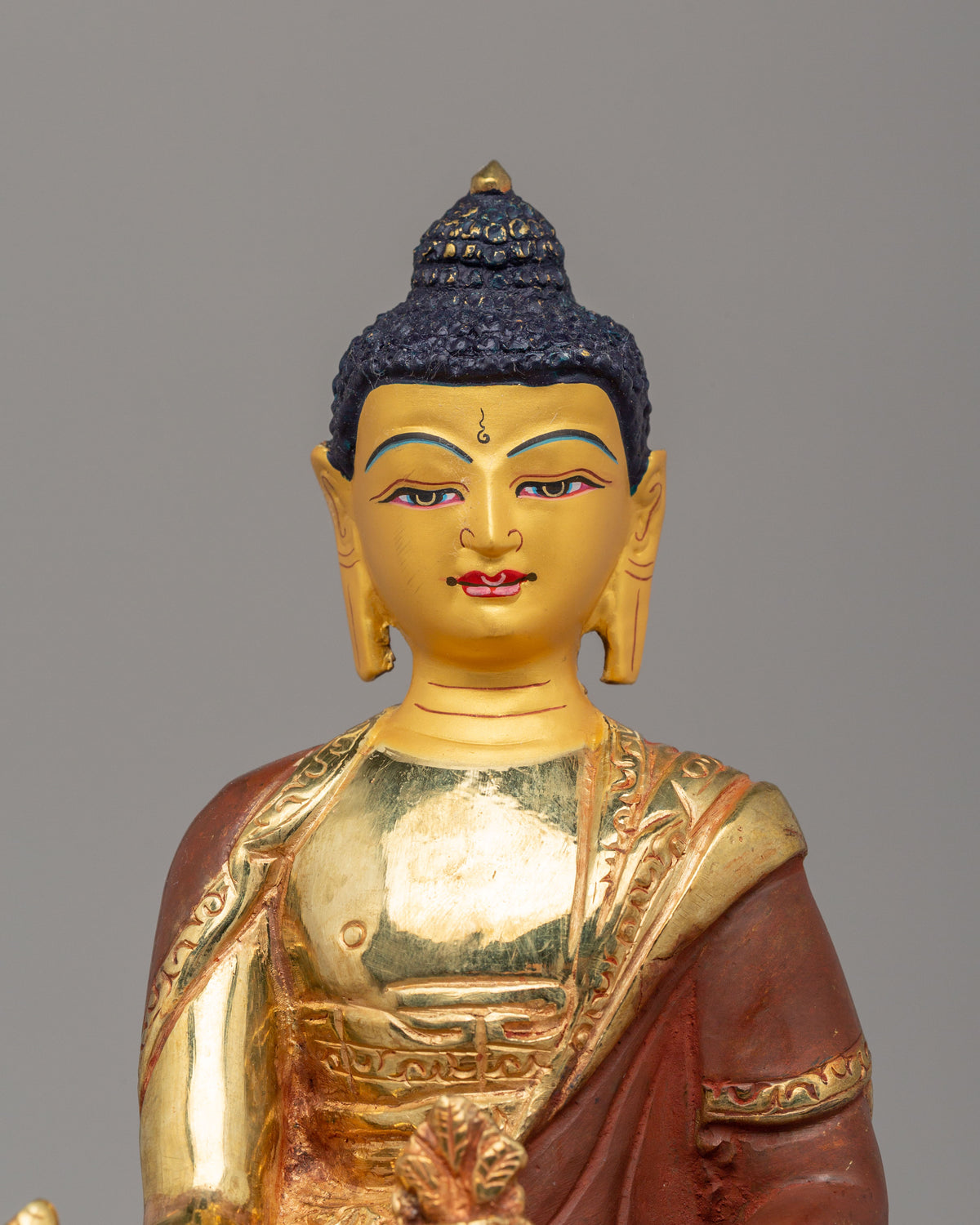 Buddhist Deity Medicine Buddha Statue | Healing Buddha Altar Decor
