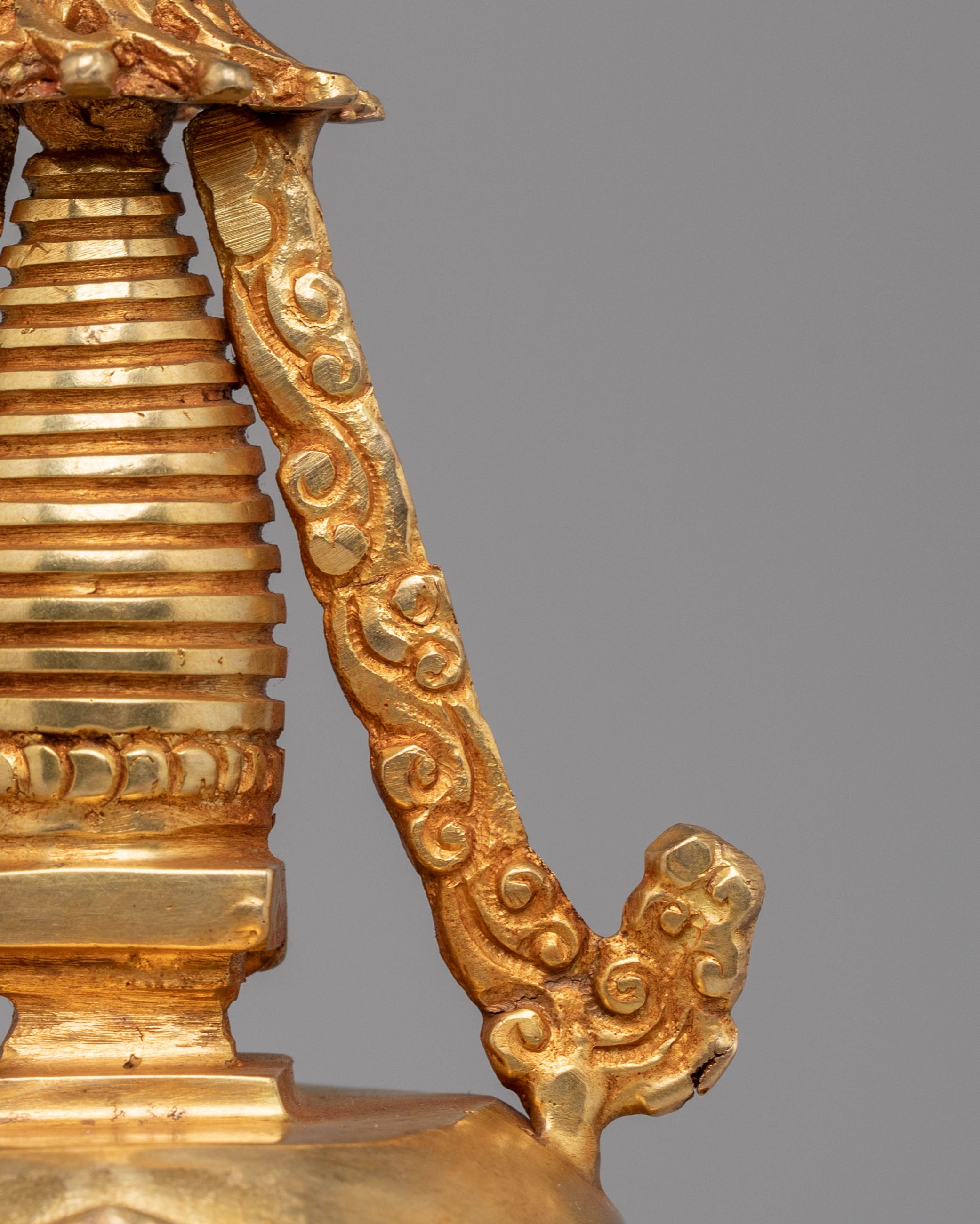Traditional Altar Enlightenment Stupa | Buddhist Sculpture for Meditation