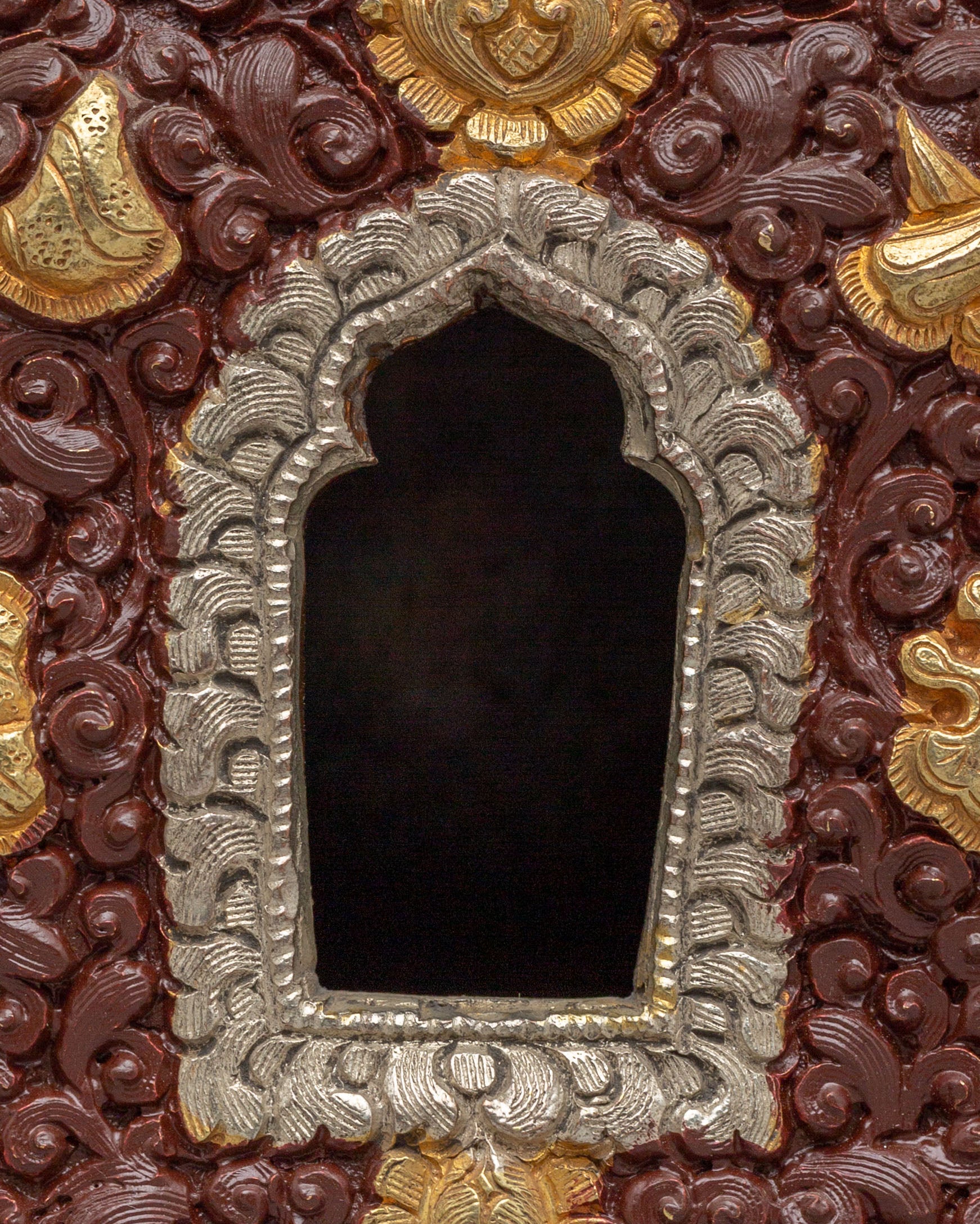 Tibetan Auspicious Symbol Ghau Box | Sacred Ghau Box for Spiritual Practice