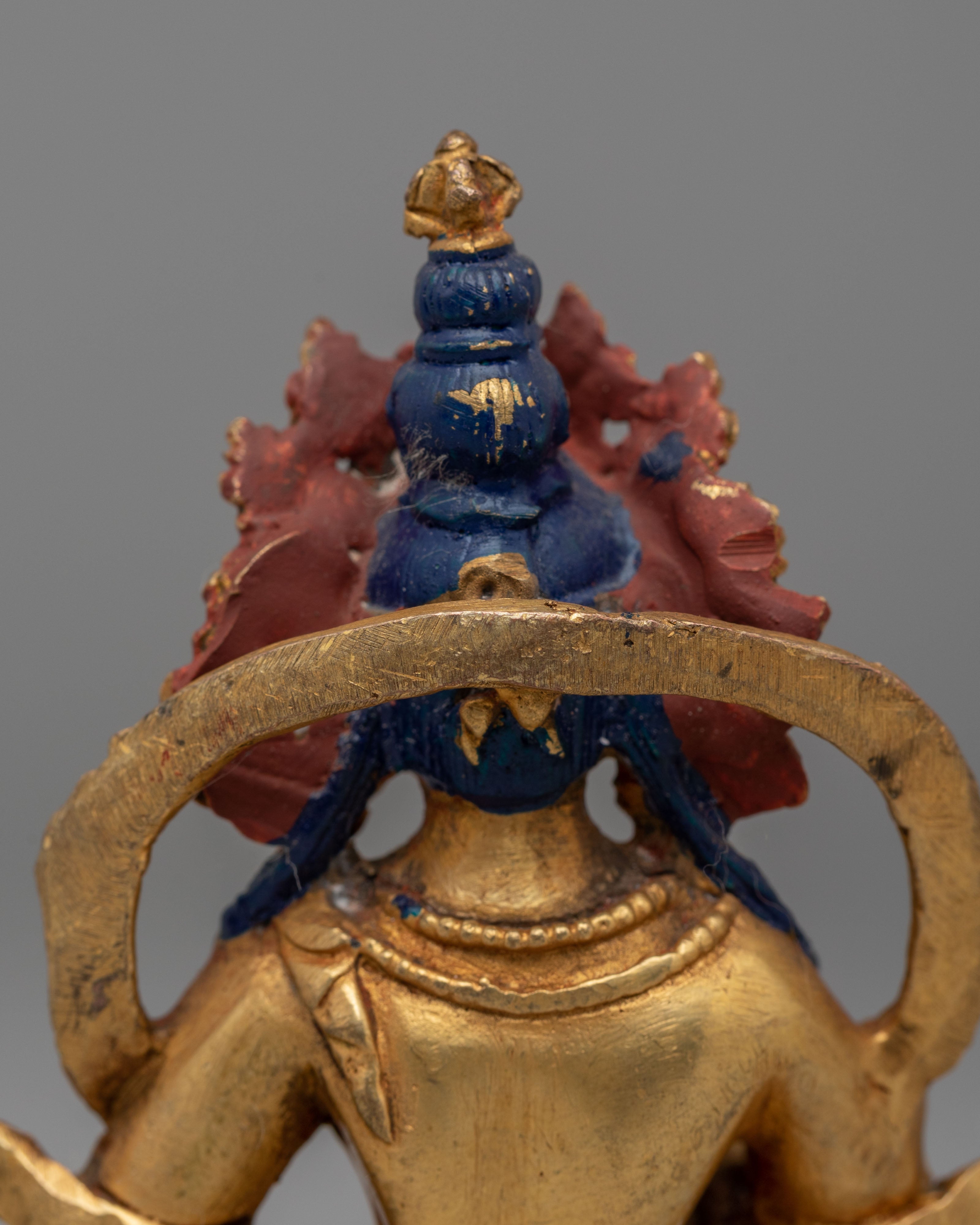 Traditional Vajrasattva Deity Statue | 24K Gold Plated Buddhist Art