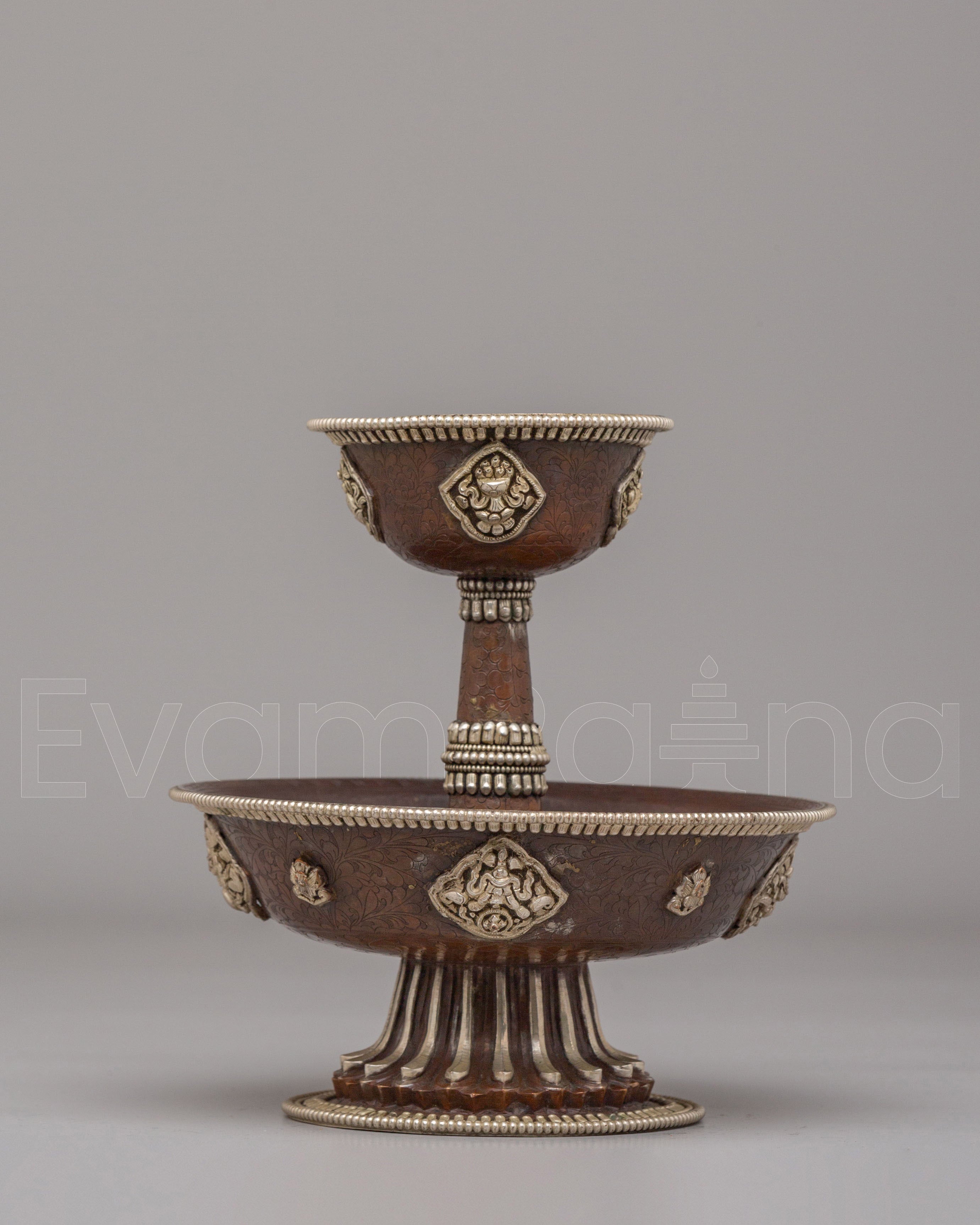 Handmade Tibetan Serkyem Vessel