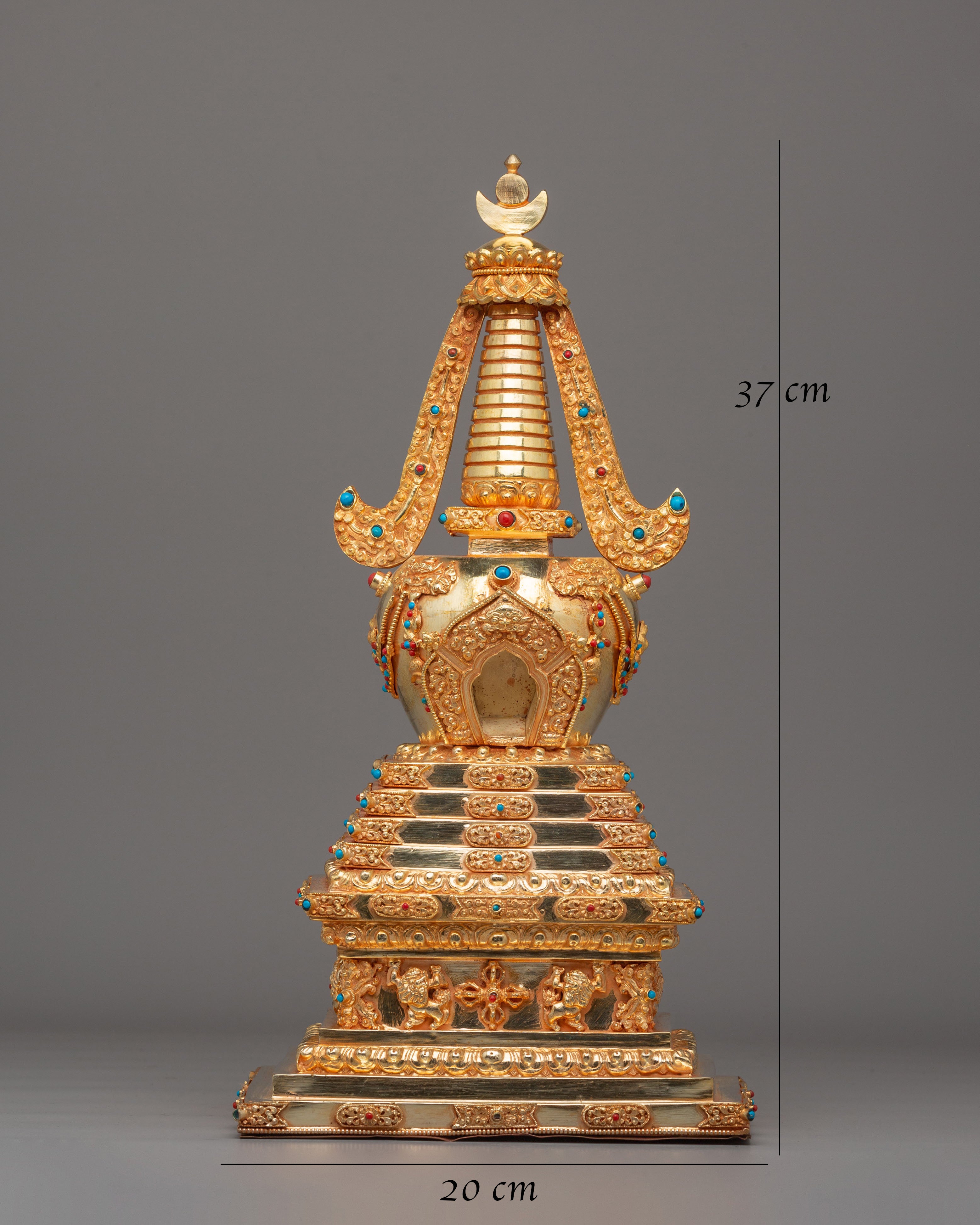 Tibetan Enlightenment Stupa | Handcrafted Buddhist Shrine