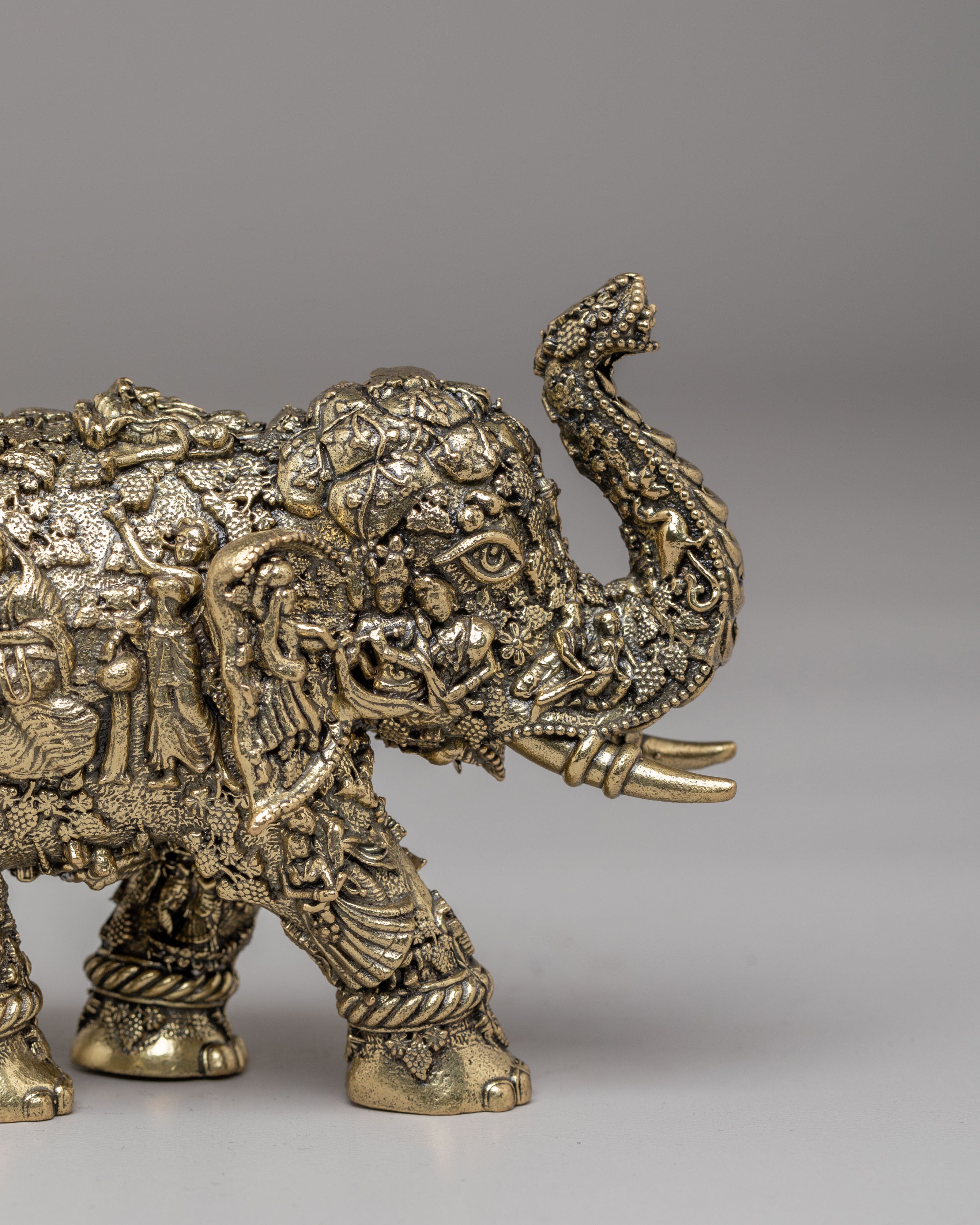 Handcrafted Decorative Elephant Sculpture | Artisan Home Decor
