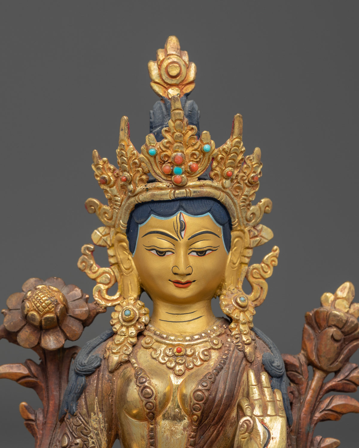 Himalayan White Tara Statue | Meditation Spiritual Art