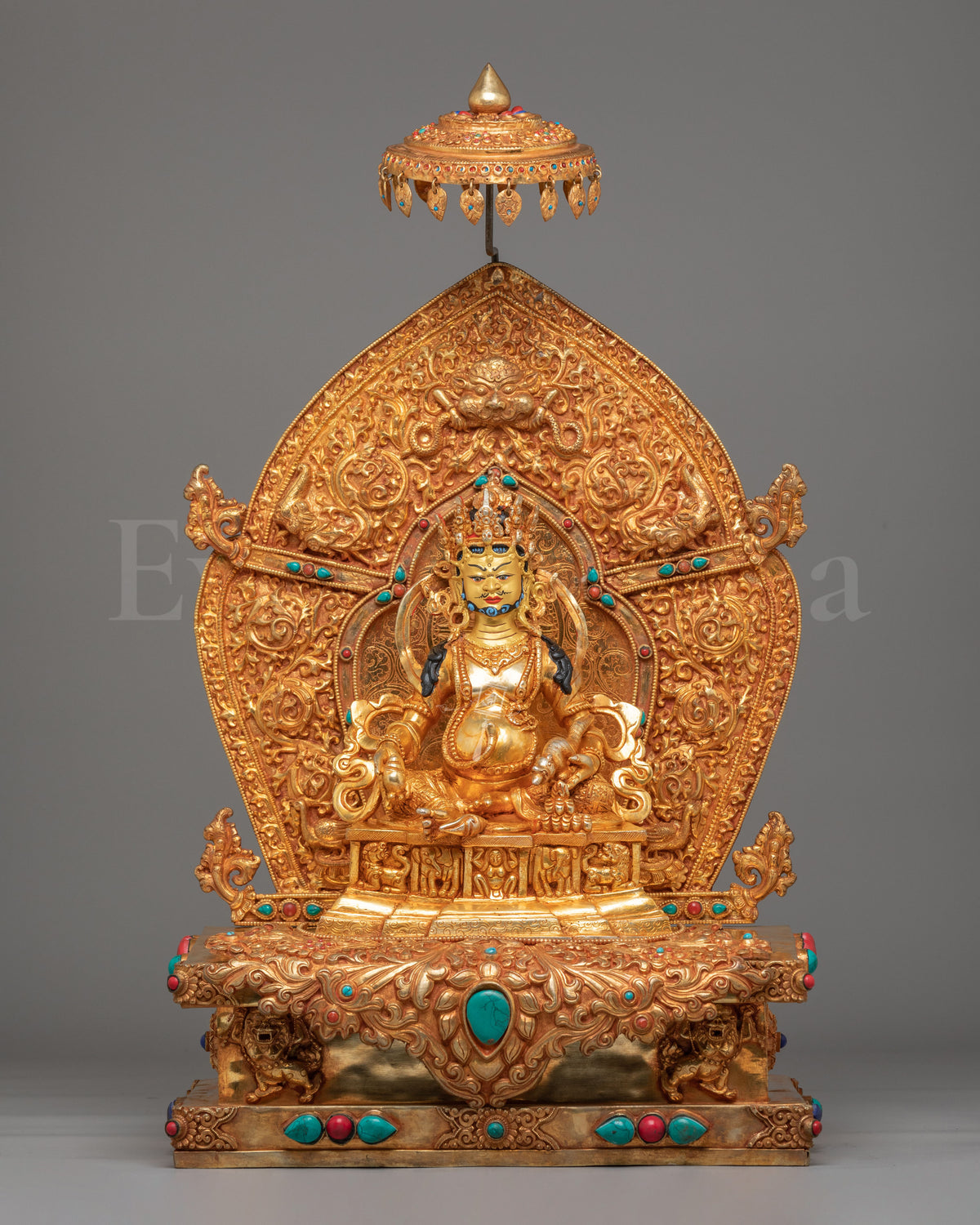 Dzambhala Throne Statue 