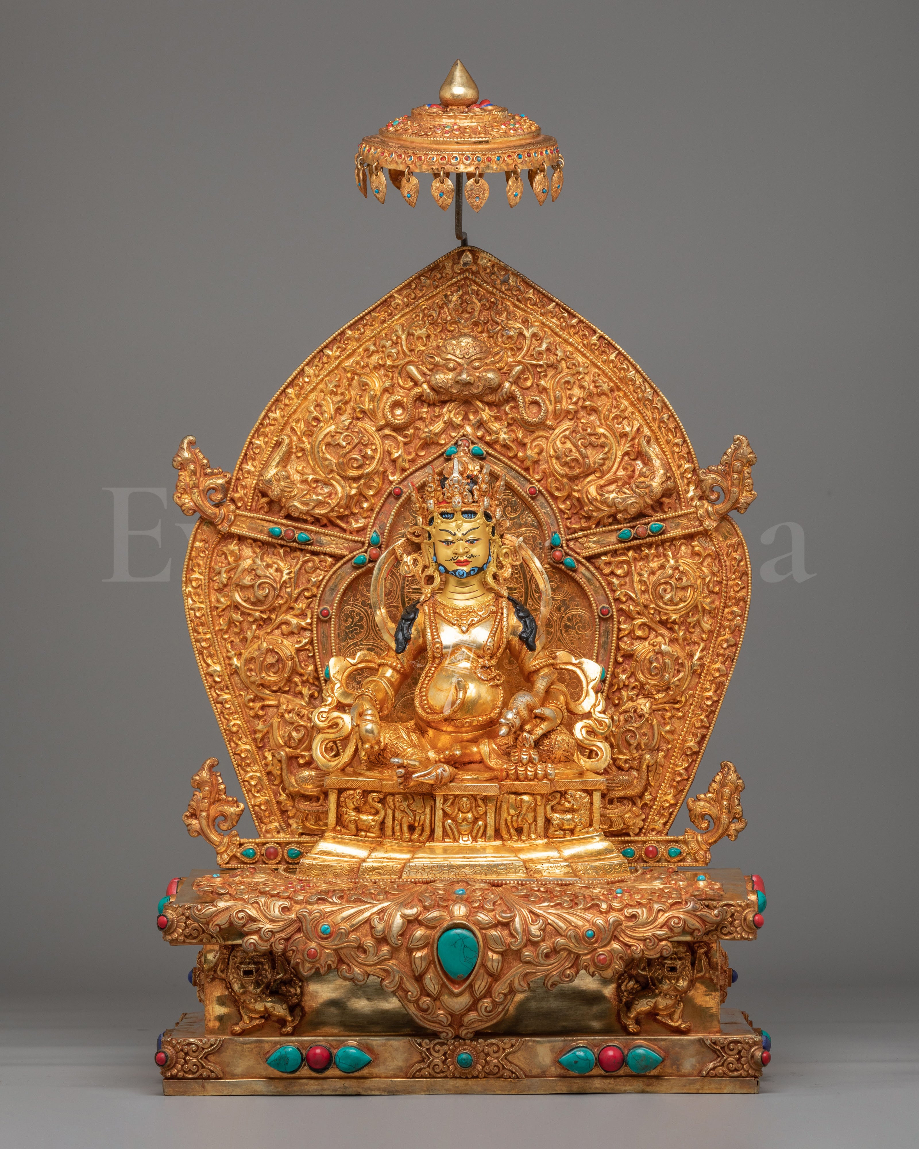 Dzambhala Throne Statue 