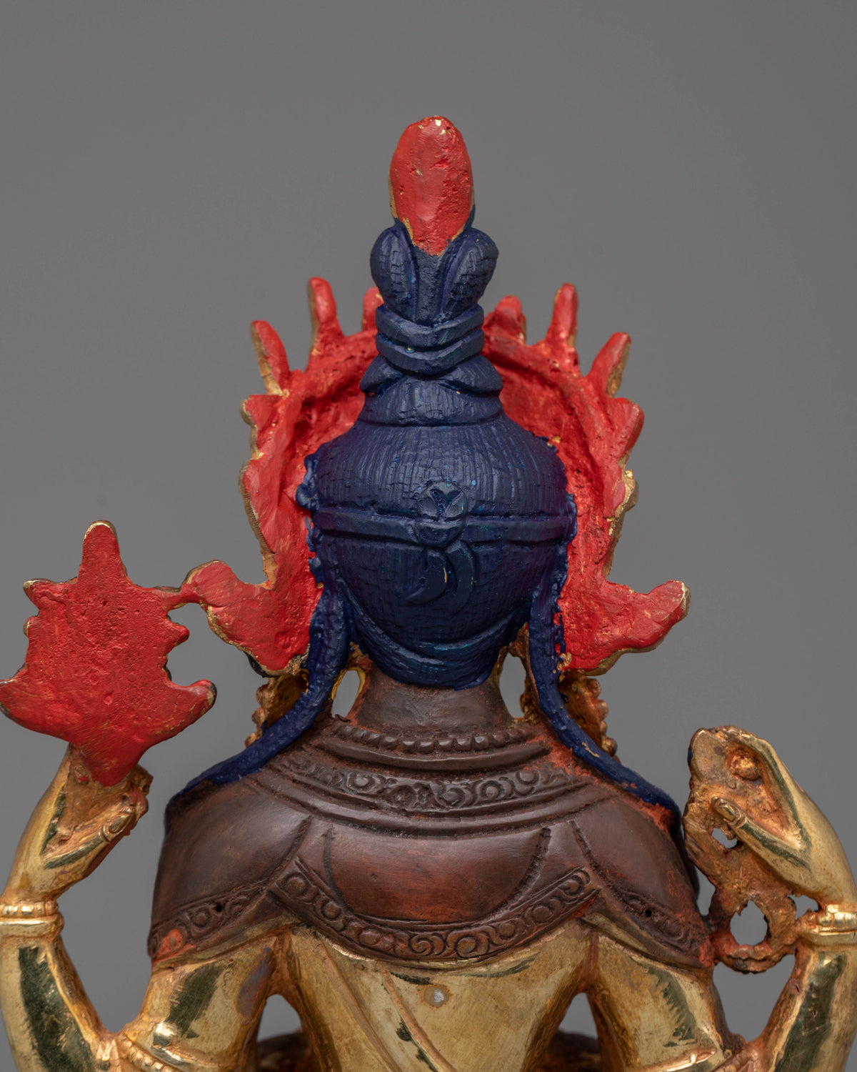Chenrezig Handcrafted Tibetan Sculpture | Spiritual Decor for Meditation & Blessings