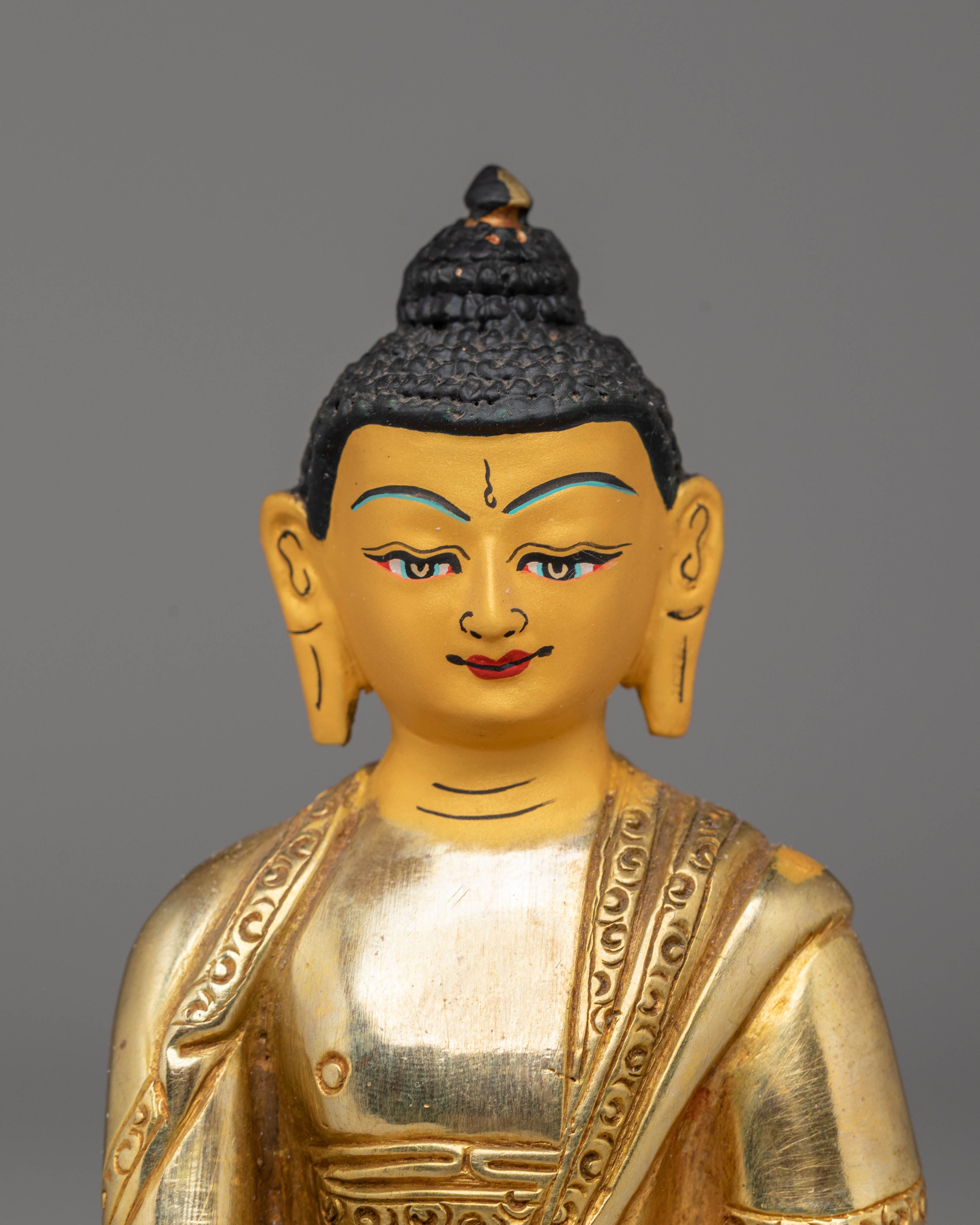 Handcrafted Ratnasambhava Copper Sculpture | Tibetan Copper Statue