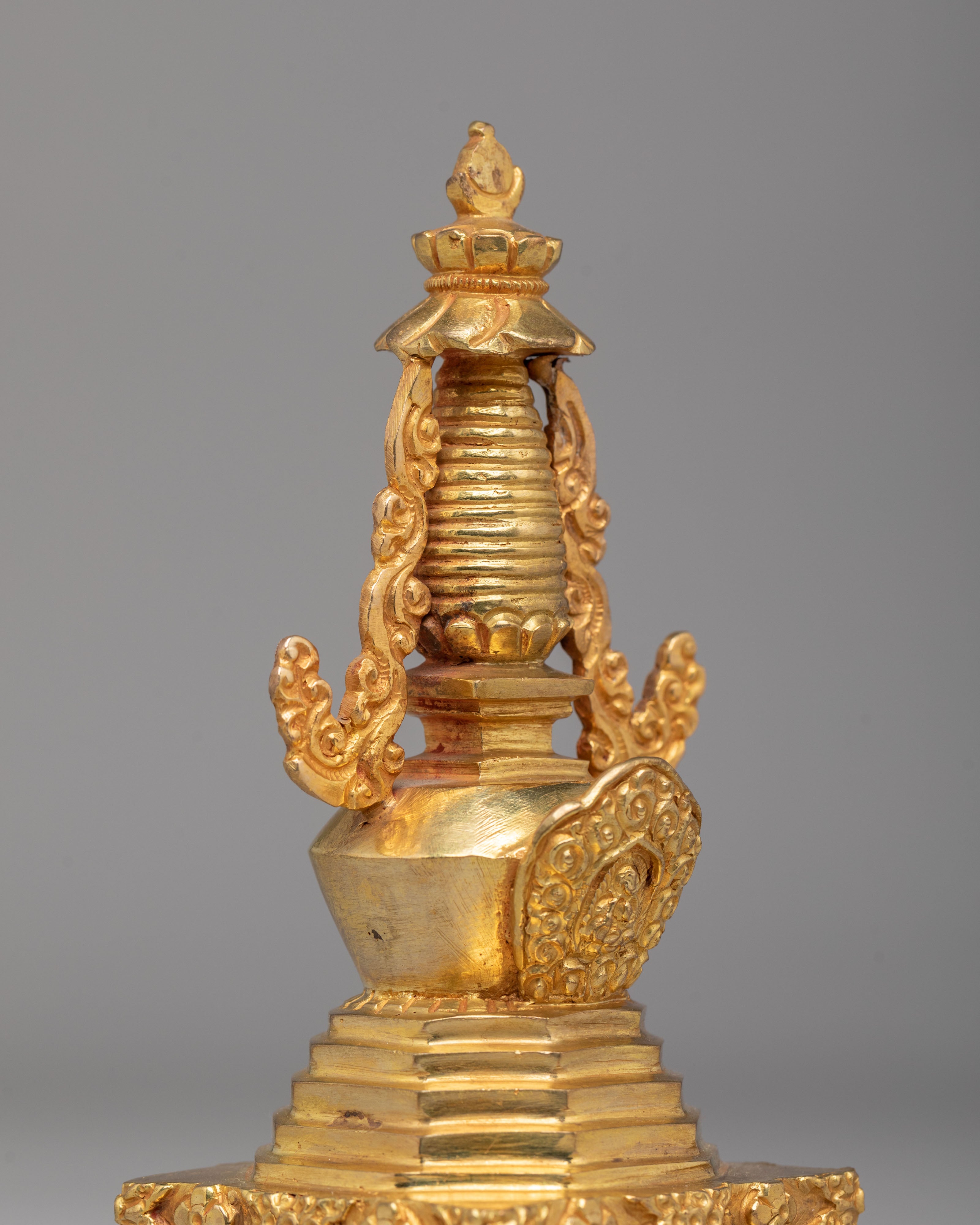 Sacred Stupa of Reconciliation | Gold Plated Stupa