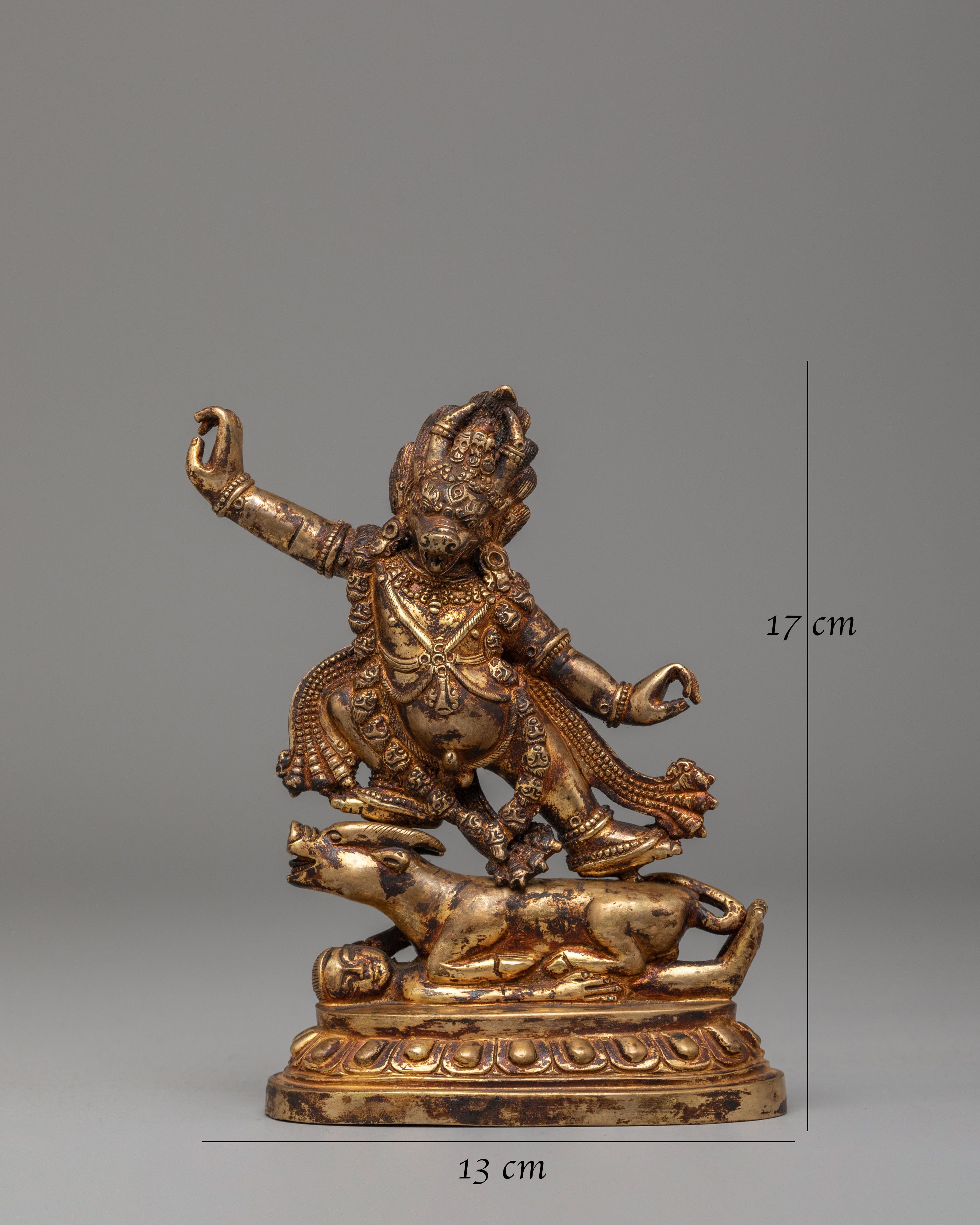 Lord of Death Yama Dharmaraja Sculpture | Premium Guardian of Justice Statue