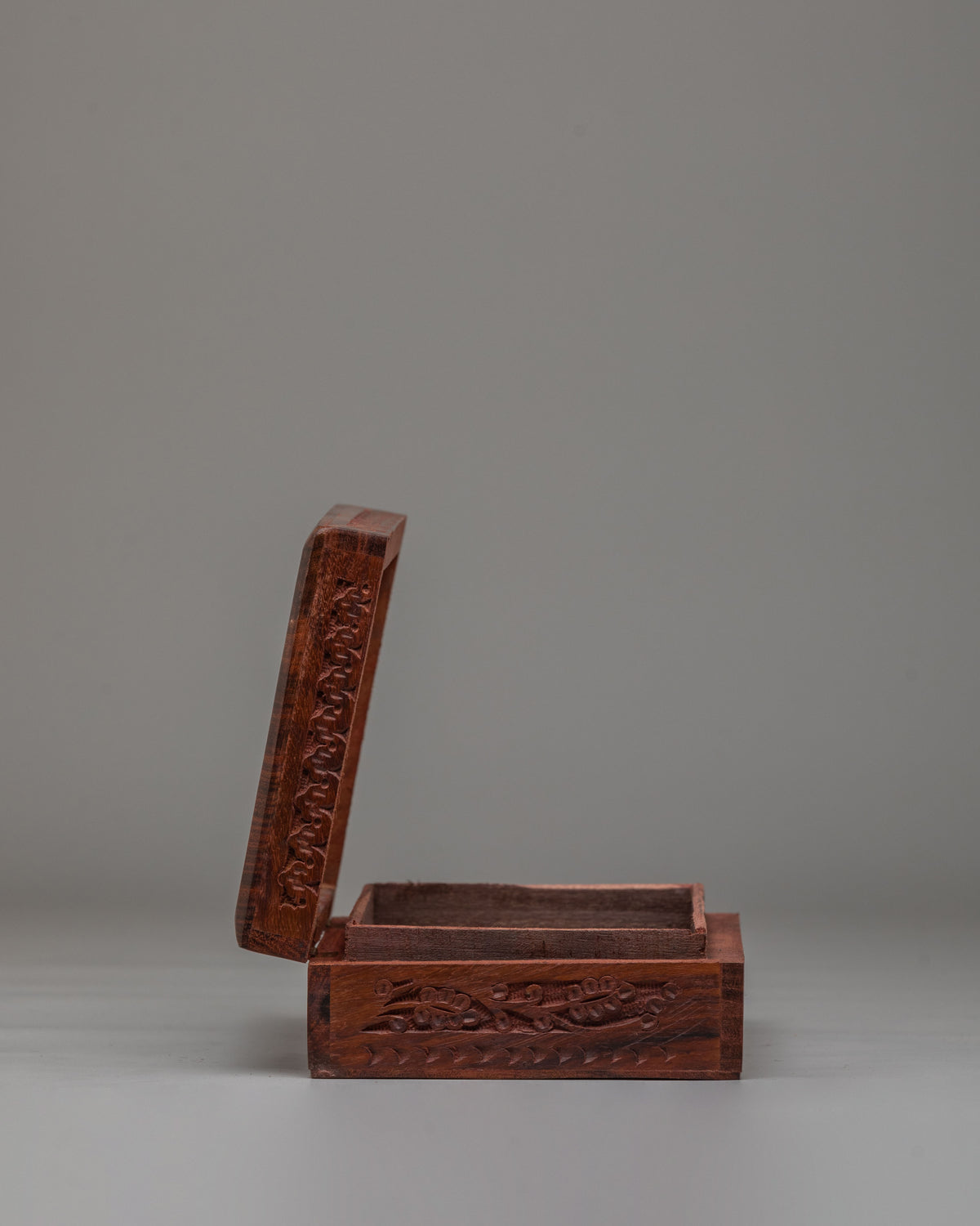 Buddhist Offering Treasure Box | Handcrafted Wooden Sacred Storage Box