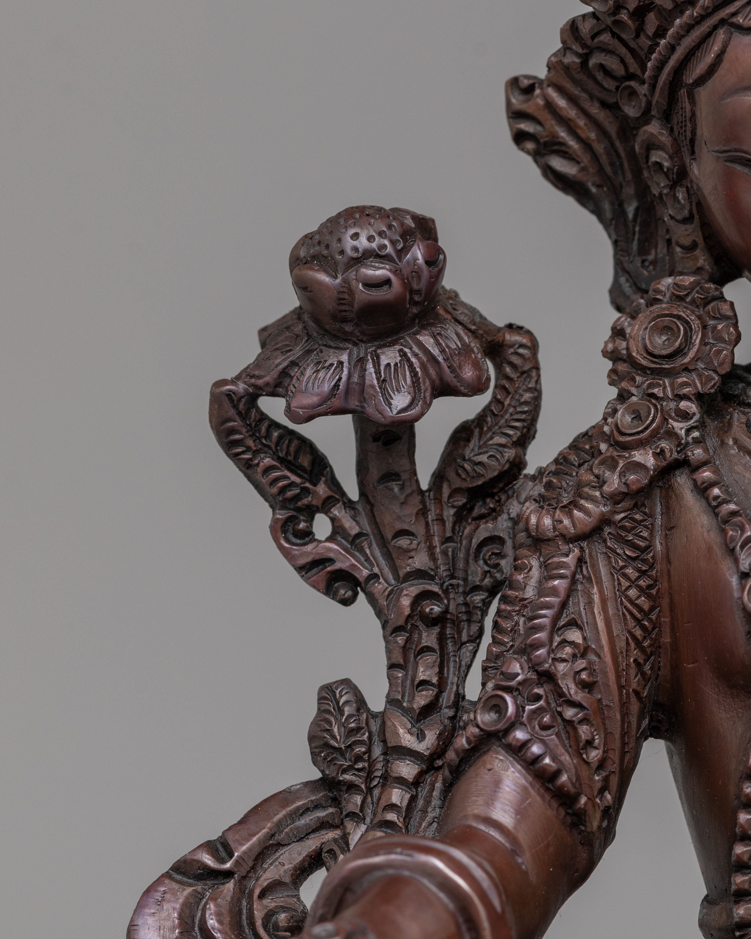 Sacred Green Tara Altar Statue | Compassionate Goddess Figurine