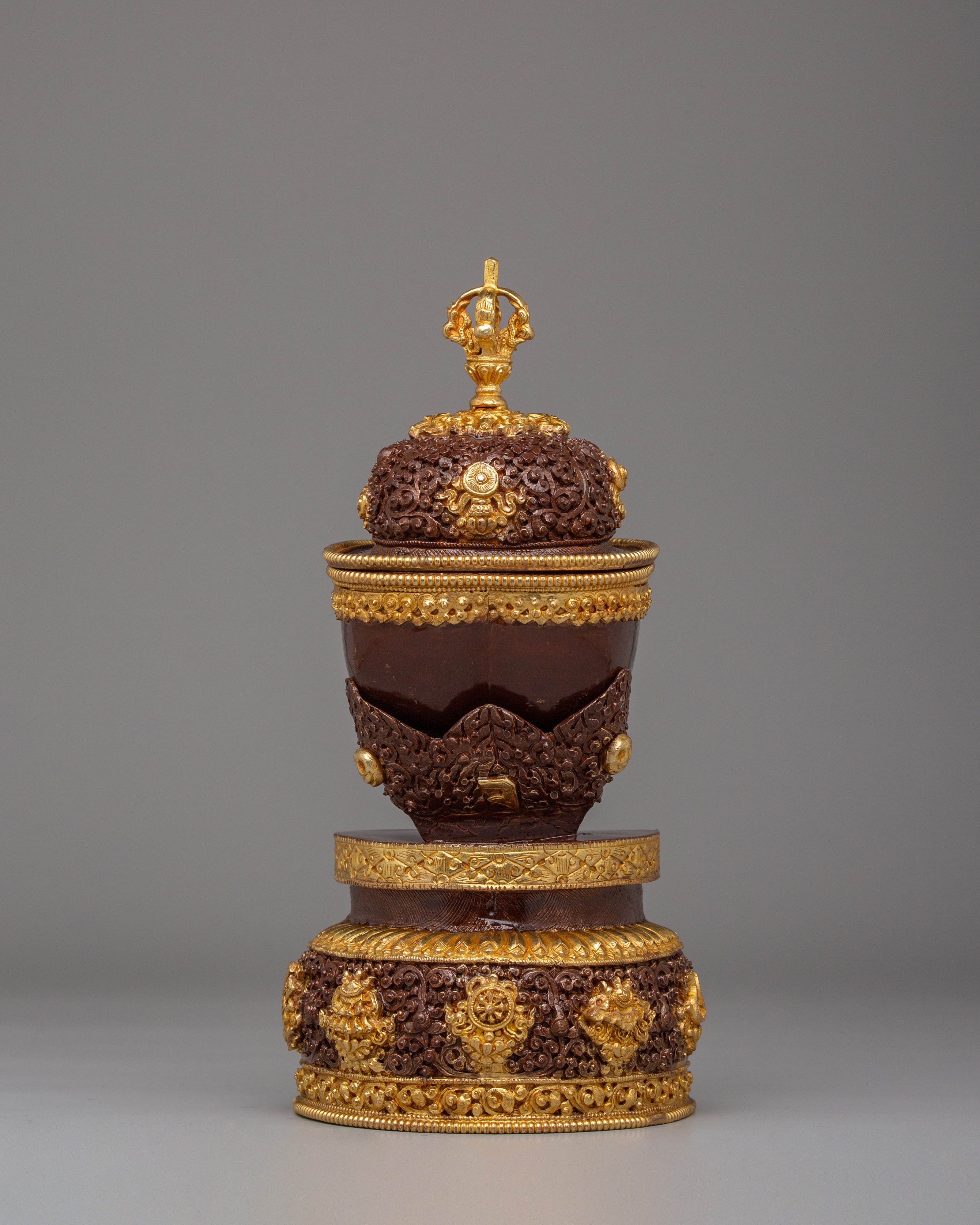 Buddhist Ritual Kapala for Altar Use | Symbolizing Purity and Devotion