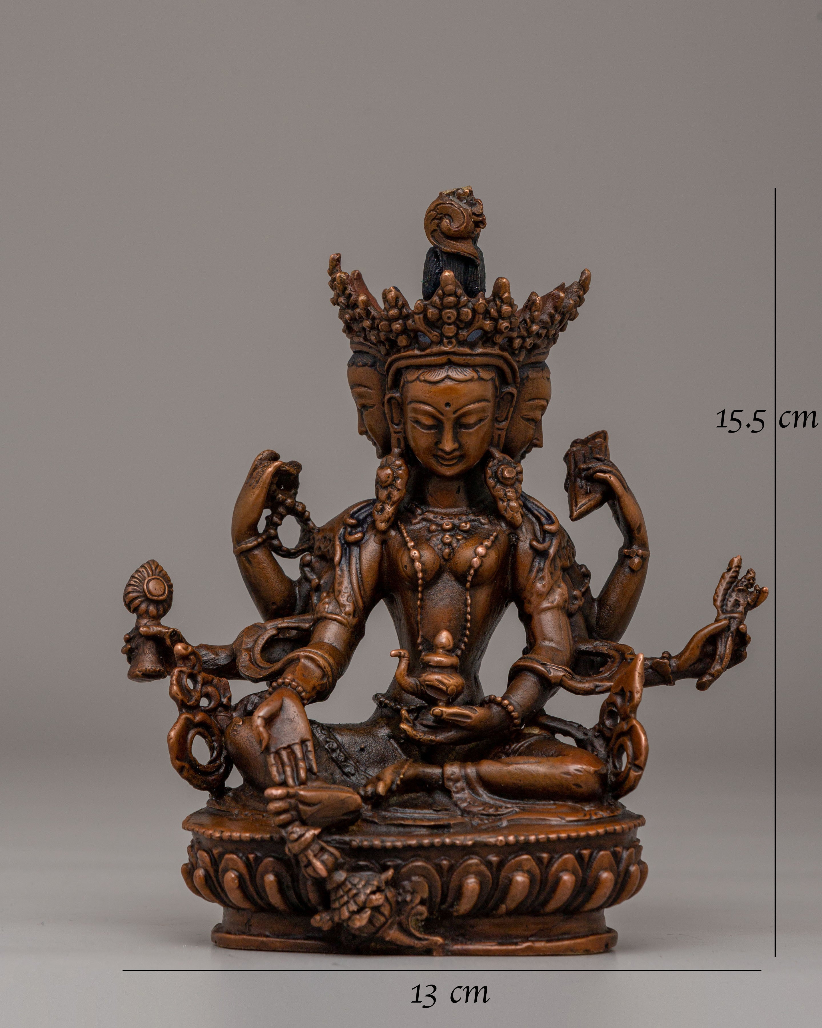 Handcrafted Vasudhara Statue | Buddhist Goddess of Wealth and Prosperity