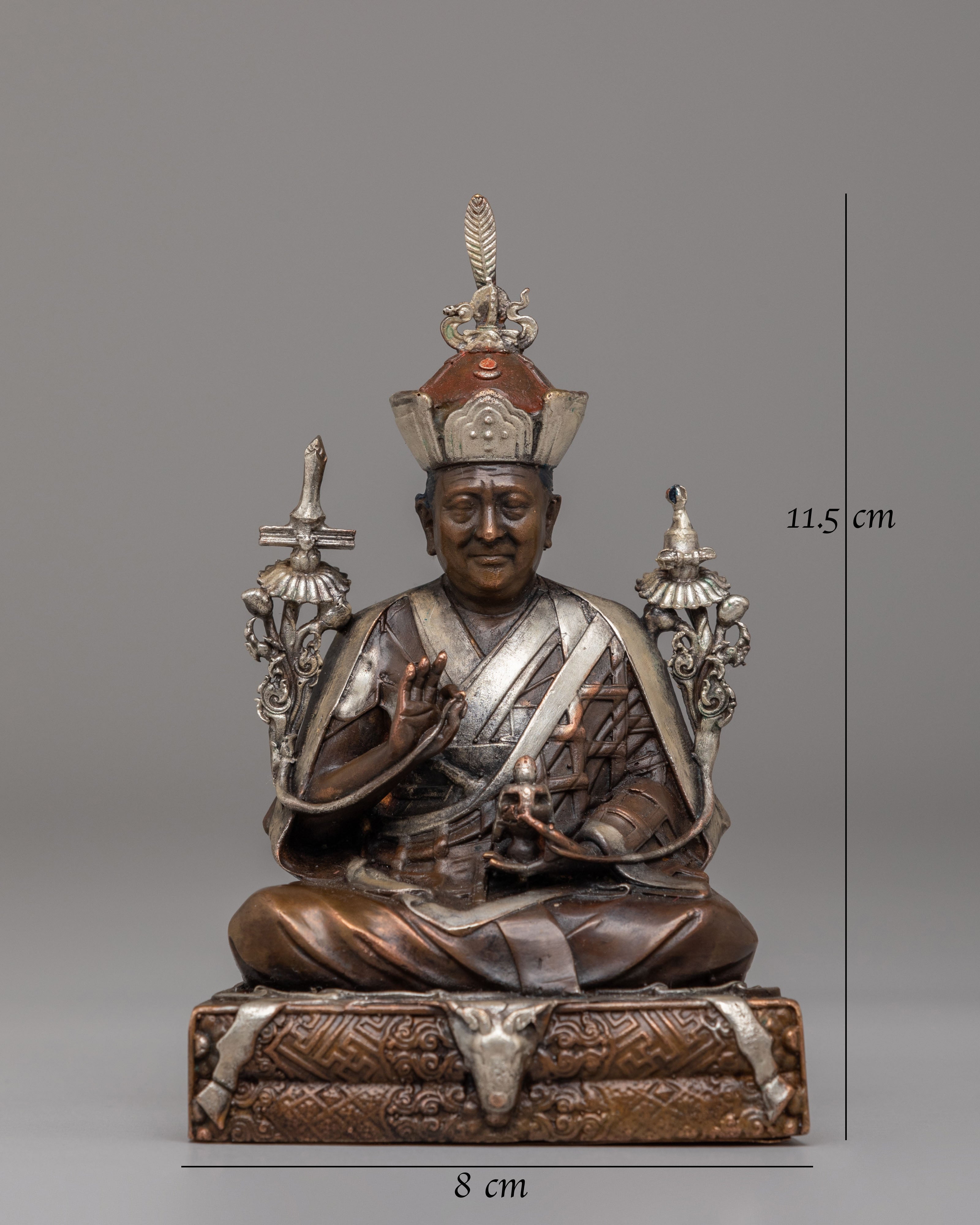 Handcrafted Karmapa Statue | Buddhist Master Figurine