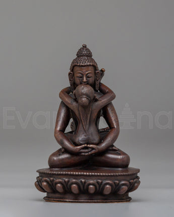 Samantabhadra With Consort Altar Sculpture 
