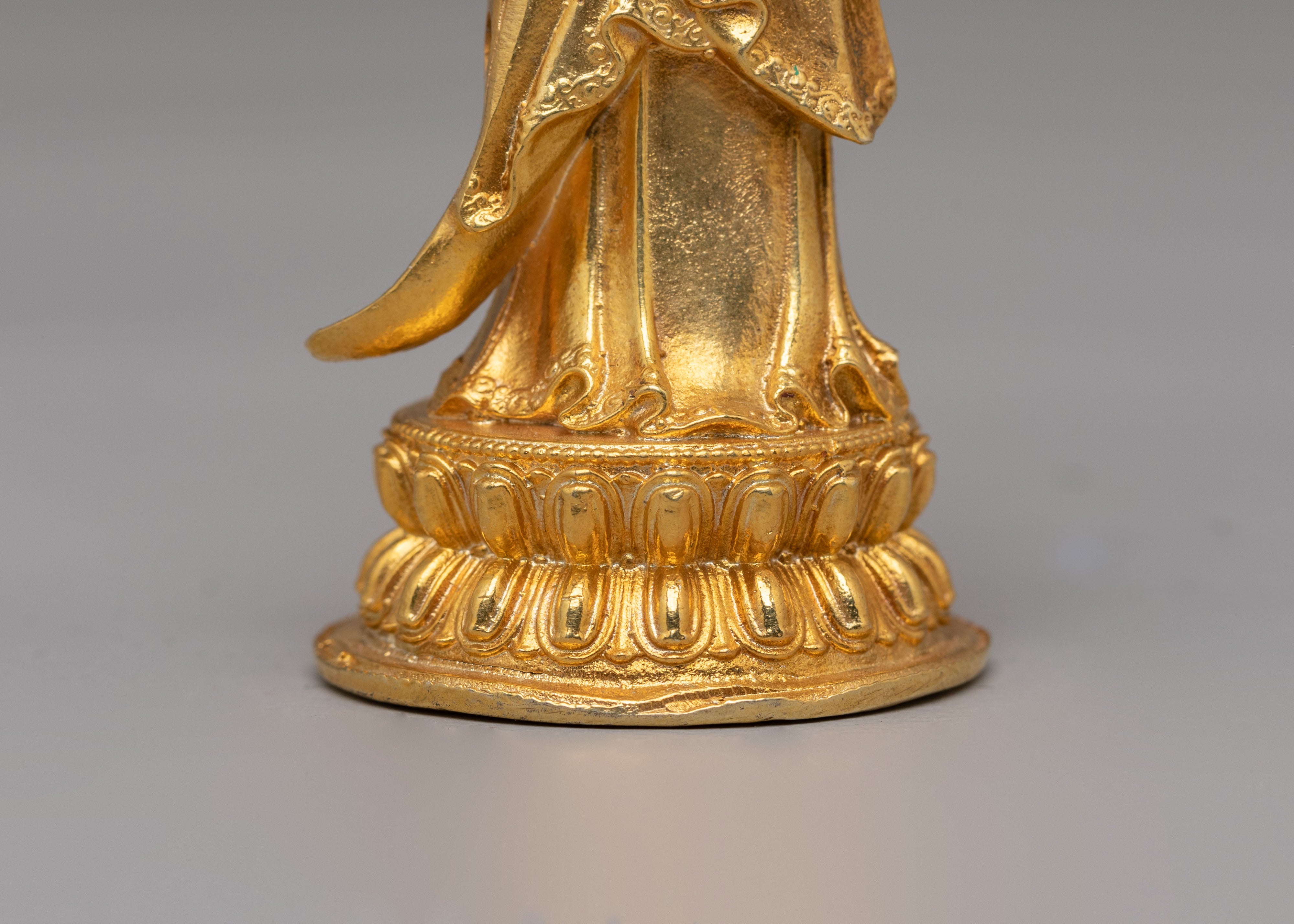 Guru Rinpoche Dynamic Standing Statue | Tibetan Spiritual Artwork