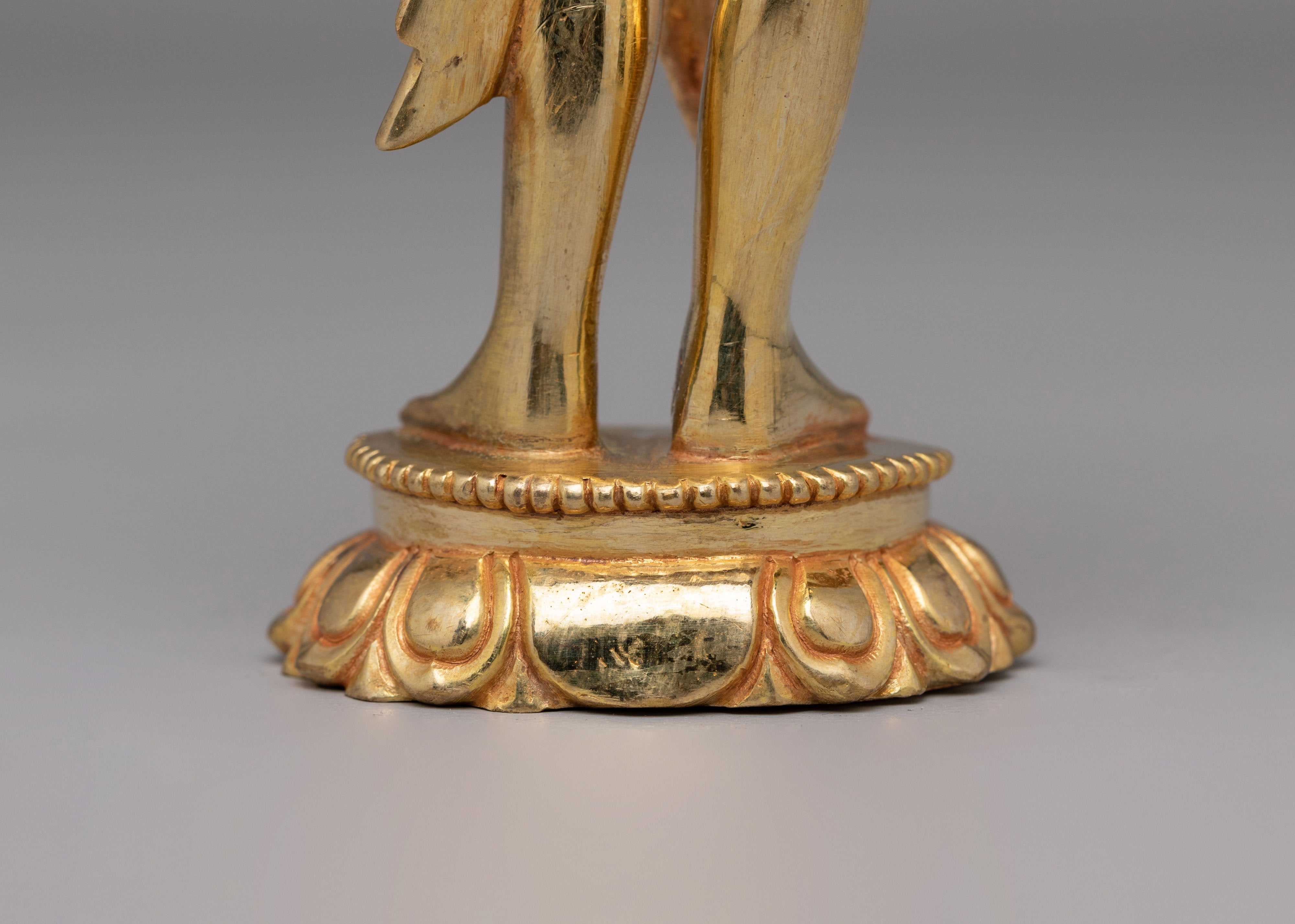 Tibetan Padmapani Statue | Traditional Himalayan Artwork