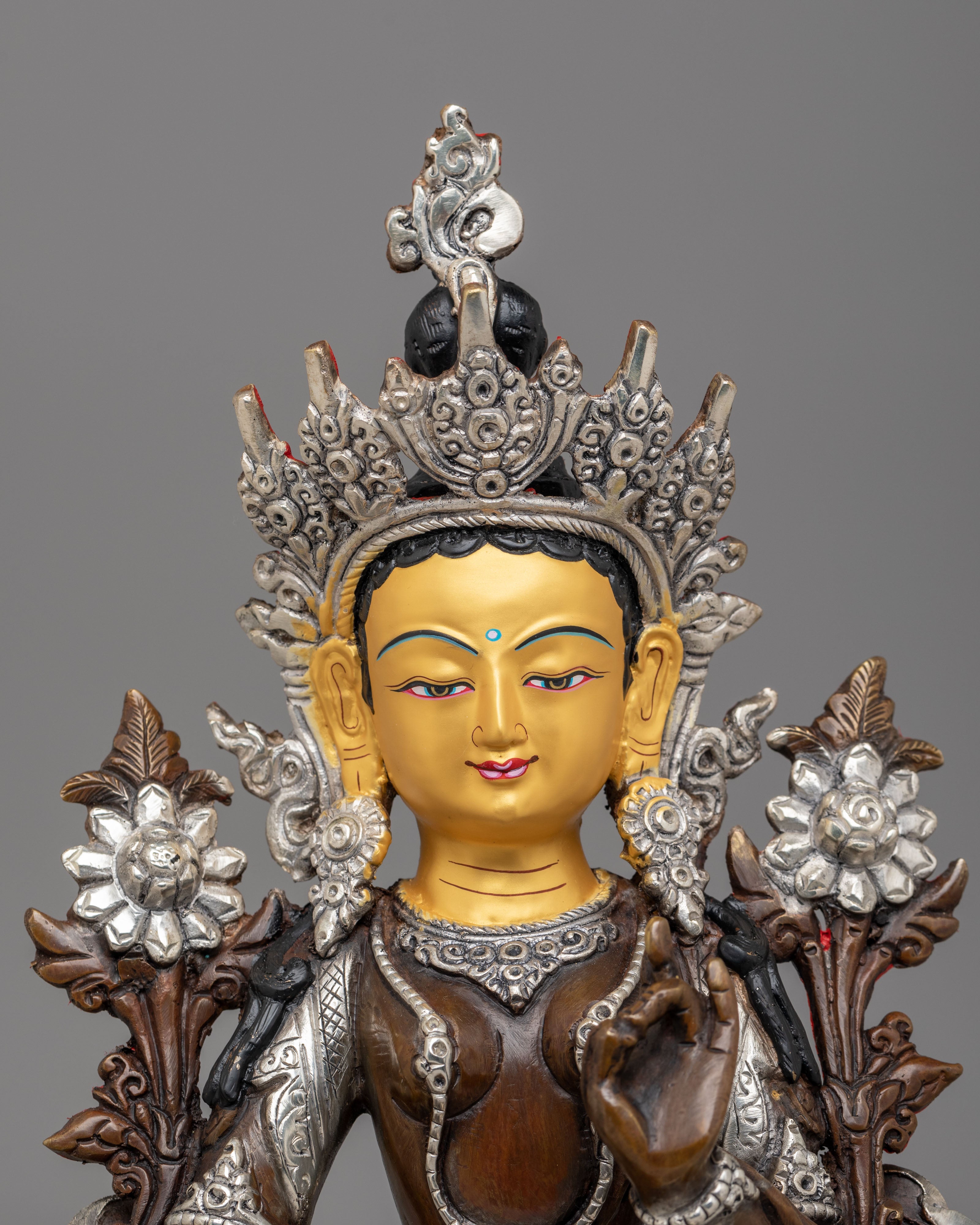 Green Tara Spiritual Sculpture | Symbol of Compassion